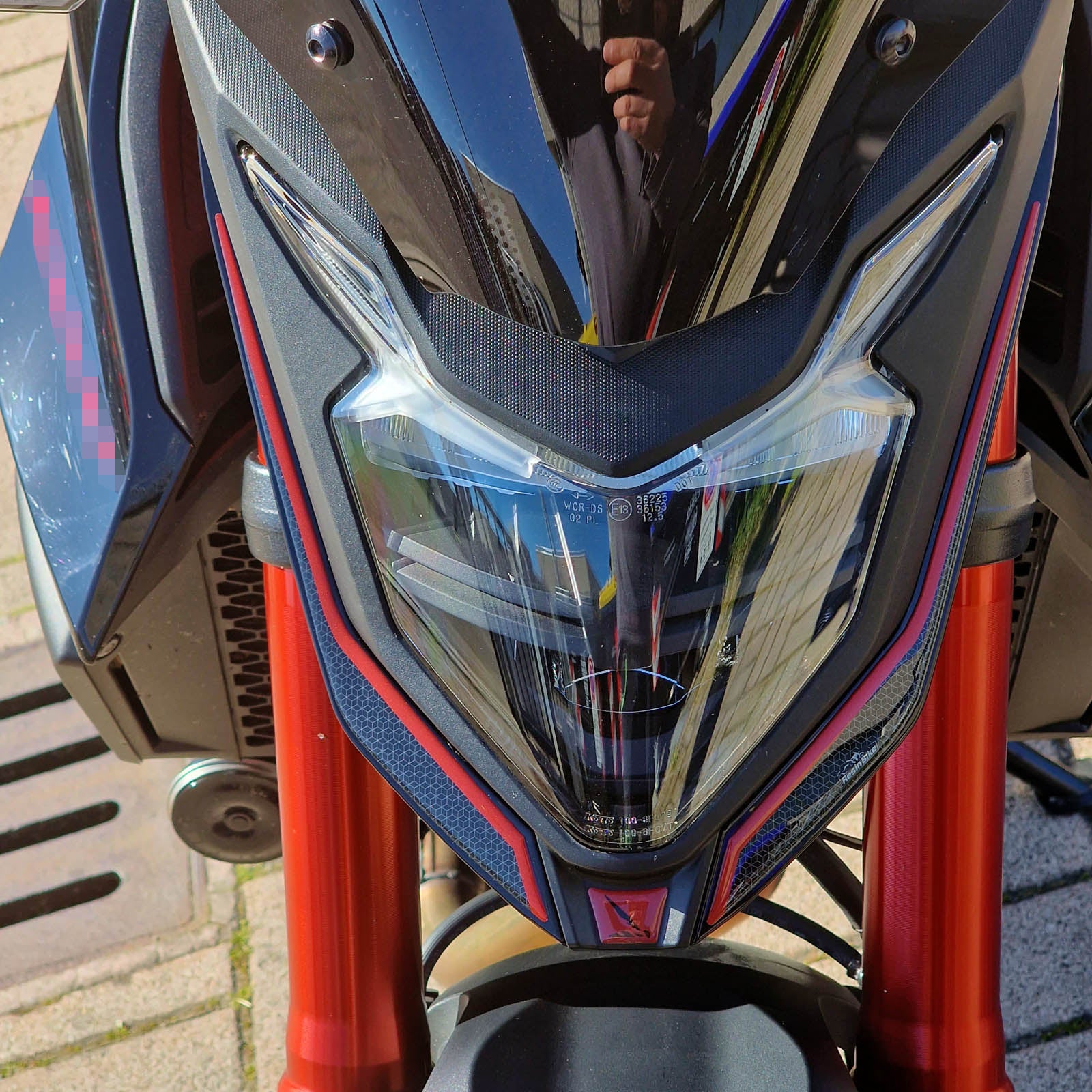 Resin Bike 3D Motorcycle Stickers - Tank Kit | Honda CB750 Hornet 2023>2024 -   Pyramid Motorcycle Accessories