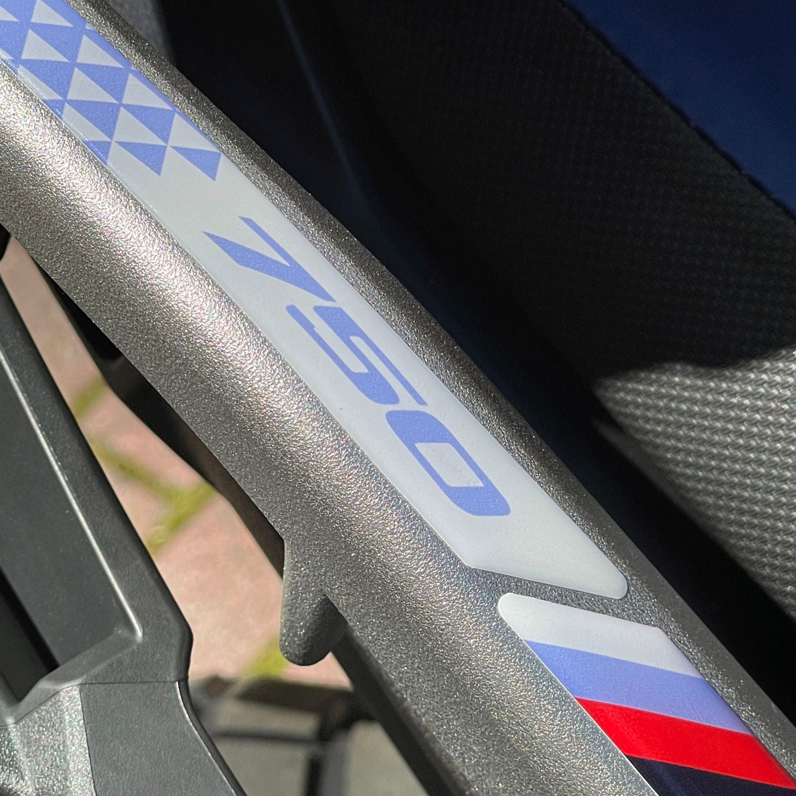 Resin Bike 3D Motorcycle Stickers - Passenger Handles | Honda XL 750 Transalp 2023>2025 -   Pyramid Motorcycle Accessories