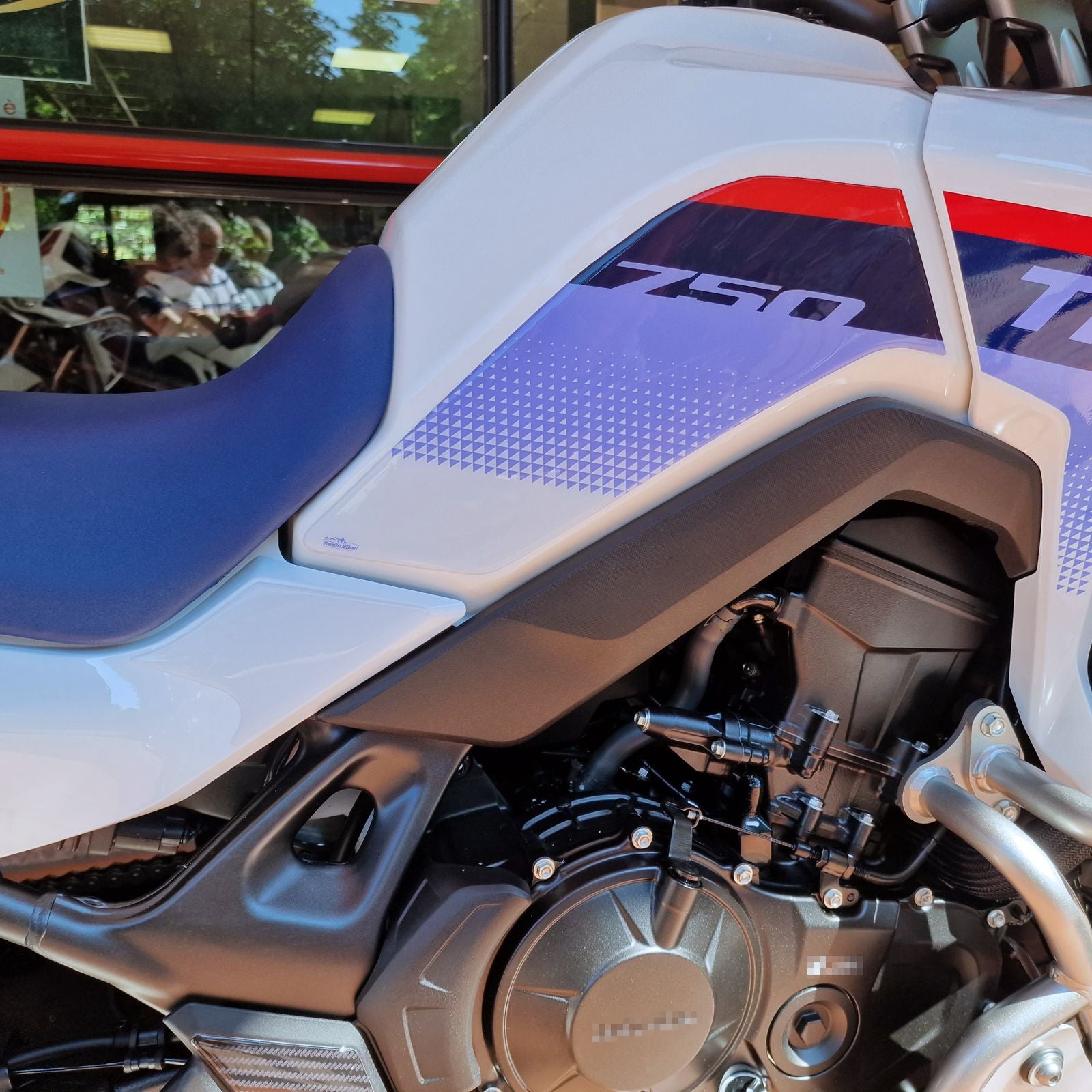 Resin Bike 3D Motorcycle Stickers - Tank Sides | Honda XL 750 Transalp 2023>2024 RB-1000670300003 -   Pyramid Motorcycle Accessories