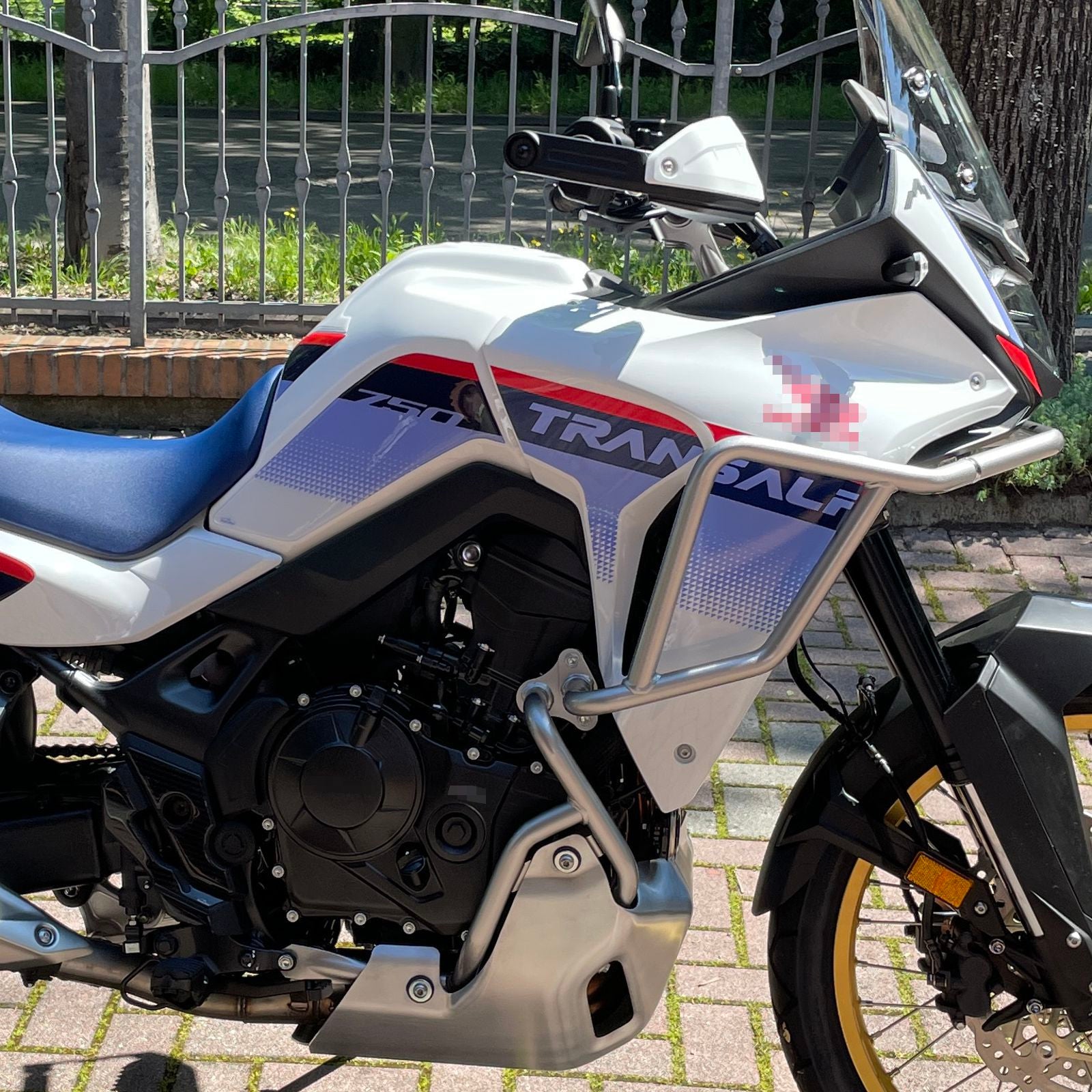 Resin Bike 3D Motorcycle Stickers - Tank Sides | Honda XL 750 Transalp 2023>2024 RB-1000670300003 -   Pyramid Motorcycle Accessories