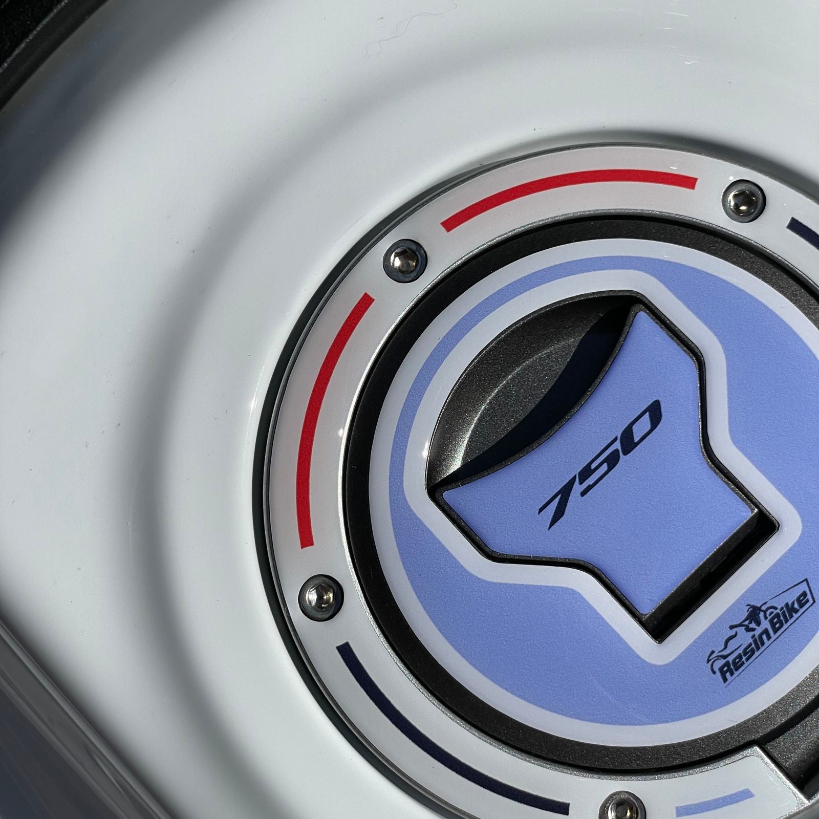 Resin Bike 3D Motorcycle Stickers - Fuel Cap | Honda XL 750 Transalp 2023>2025 -   Pyramid Motorcycle Accessories