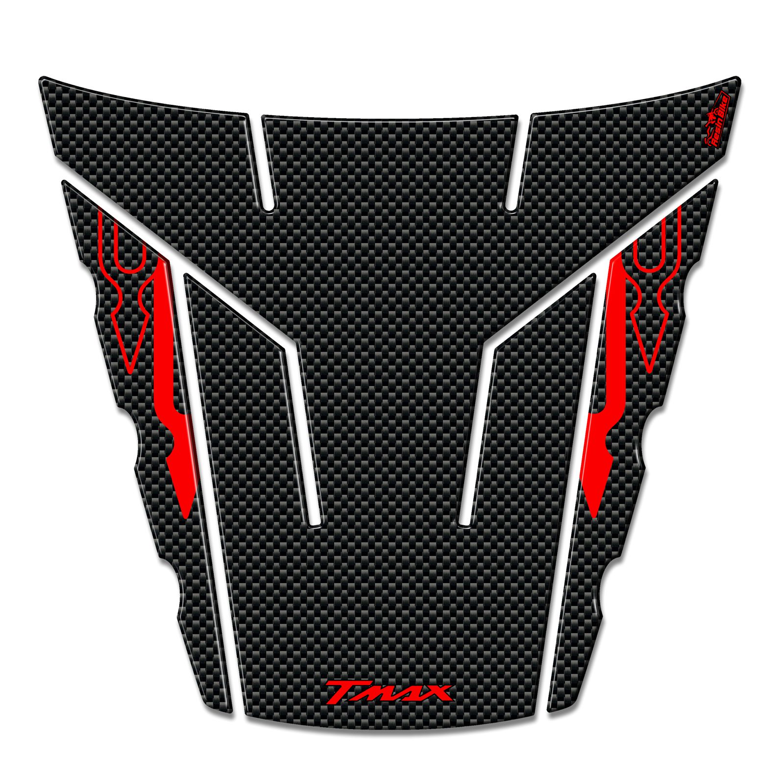 Resin Bike 3D Motorcycle Stickers - Tail Section | Yamaha TMAX 500 2008>2011 RB-B90407U5 -   Pyramid Motorcycle Accessories