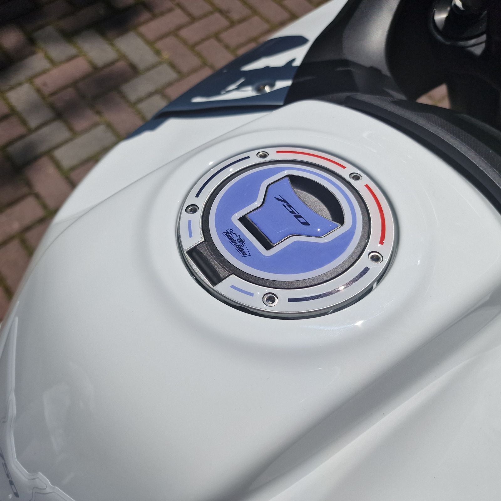 Resin Bike 3D Motorcycle Stickers - Fuel Cap | Honda XL 750 Transalp 2023>2025 -   Pyramid Motorcycle Accessories