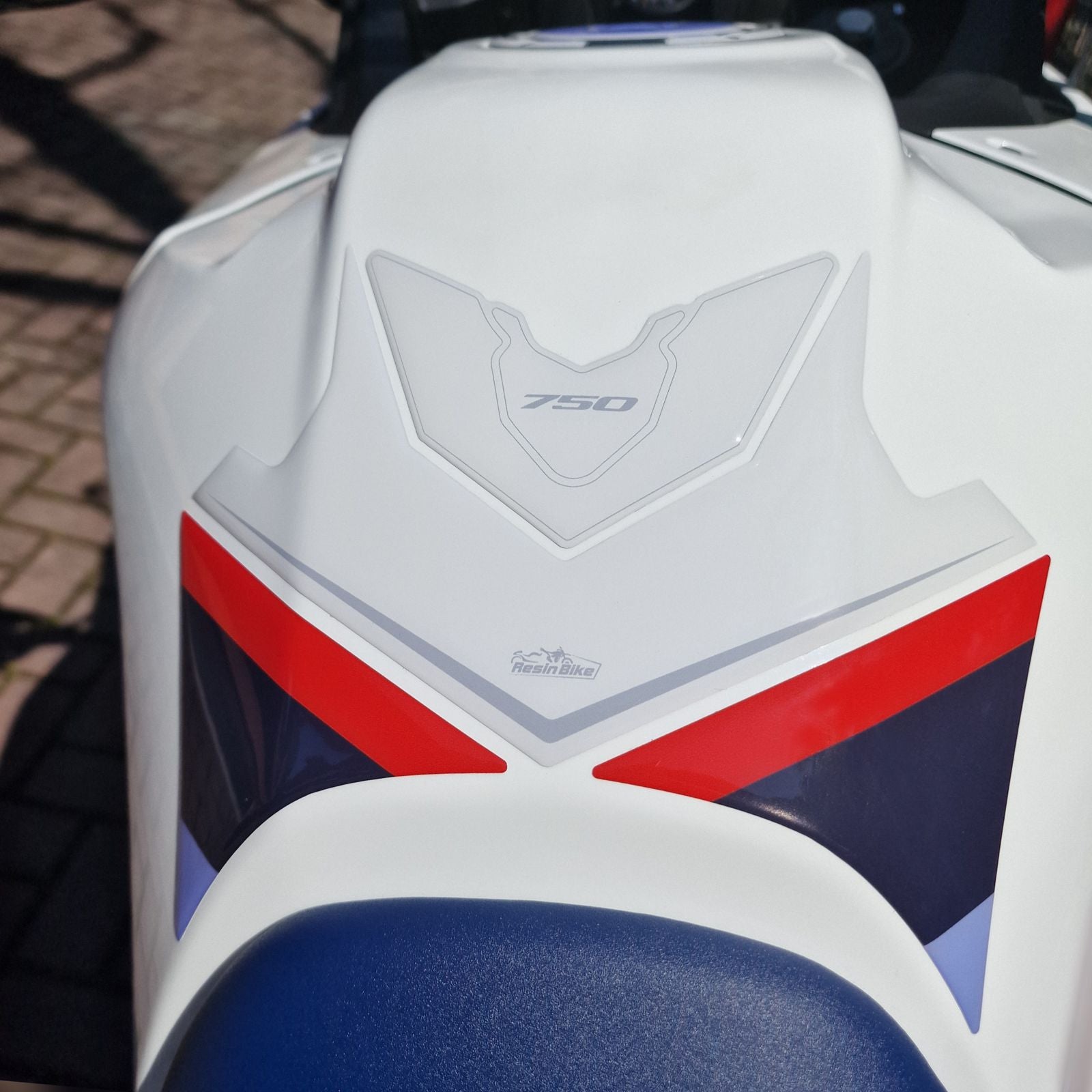 Resin Bike 3D Motorcycle Stickers - Tank Pad | Honda XL 750 Transalp 2023>2025 -   Pyramid Motorcycle Accessories