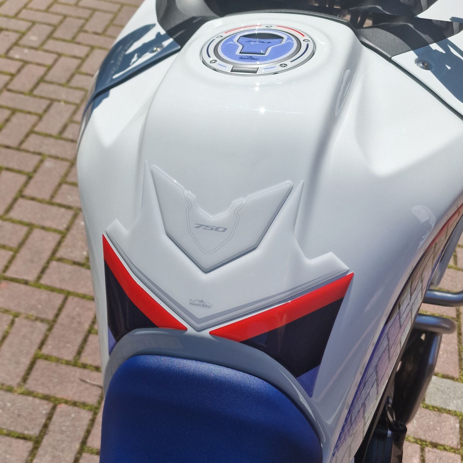 Resin Bike 3D Motorcycle Stickers - Tank Pad | Honda XL 750 Transalp 2023>2025 -   Pyramid Motorcycle Accessories