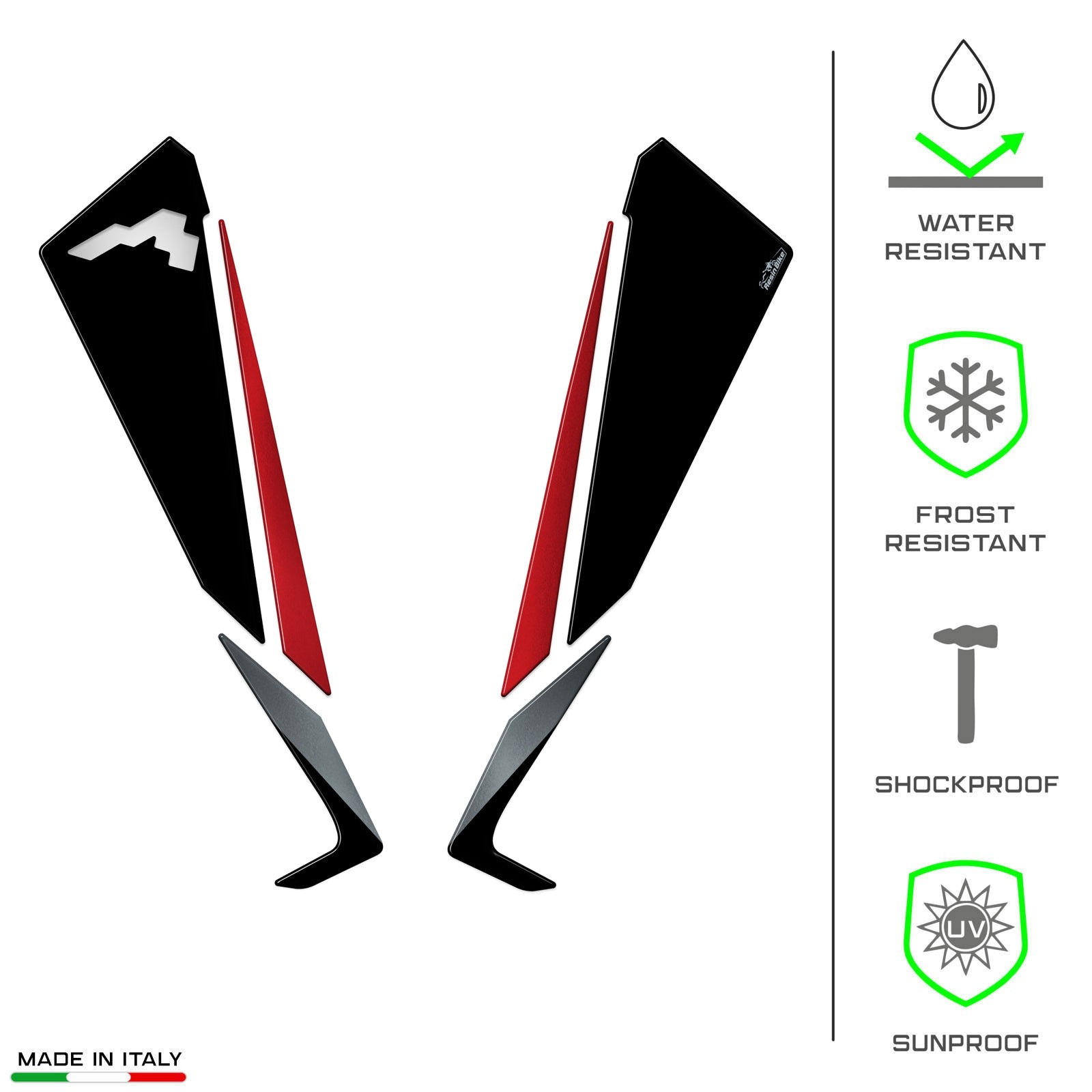 Resin Bike 3D Motorcycle Stickers - Headlight | Honda XL 750 Transalp 2023>2024 RB-1000670900005 -   Pyramid Motorcycle Accessories