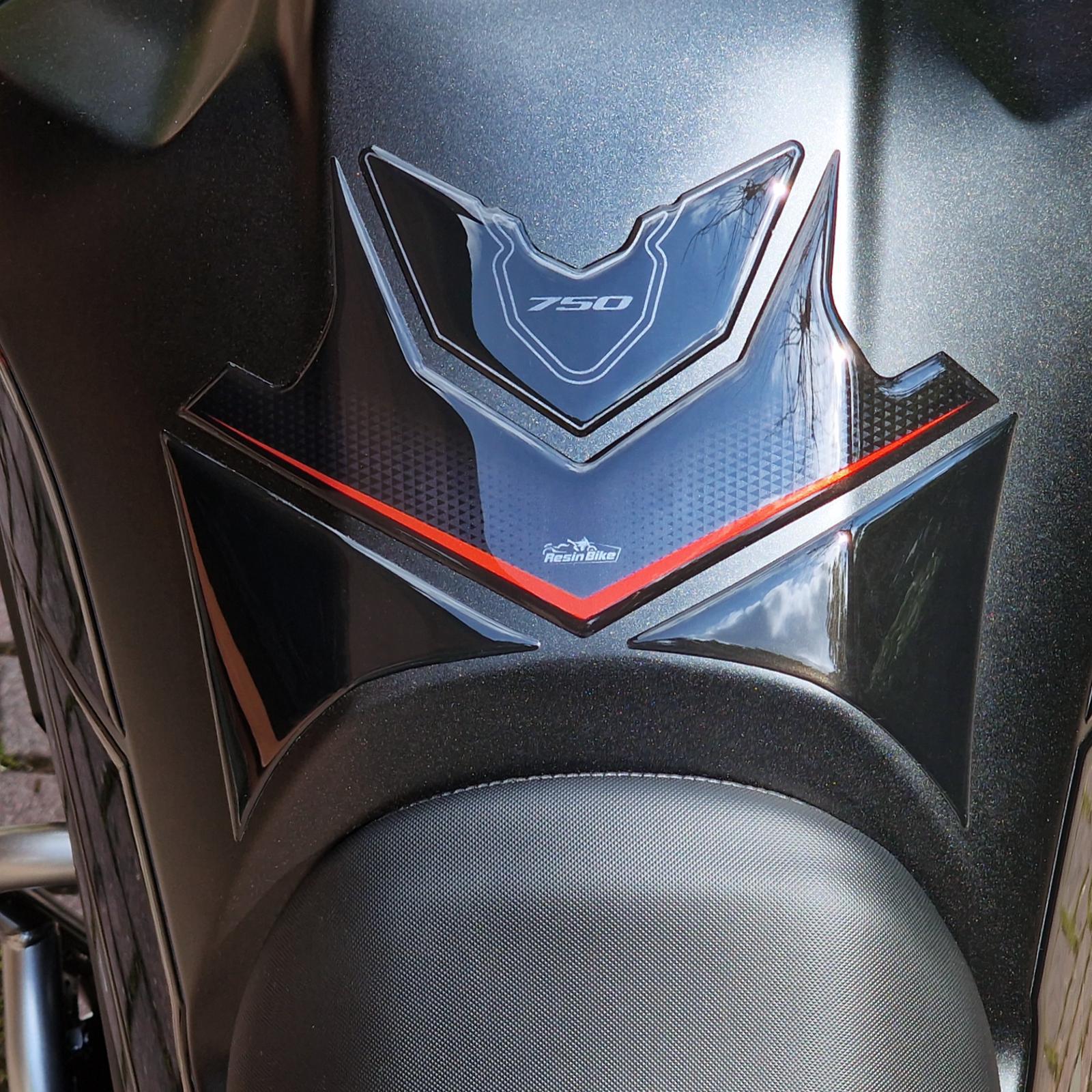 Resin Bike 3D Motorcycle Stickers - Tank Pad | Honda XL 750 Transalp 2023>2025 RB-1000671500006 -   Pyramid Motorcycle Accessories