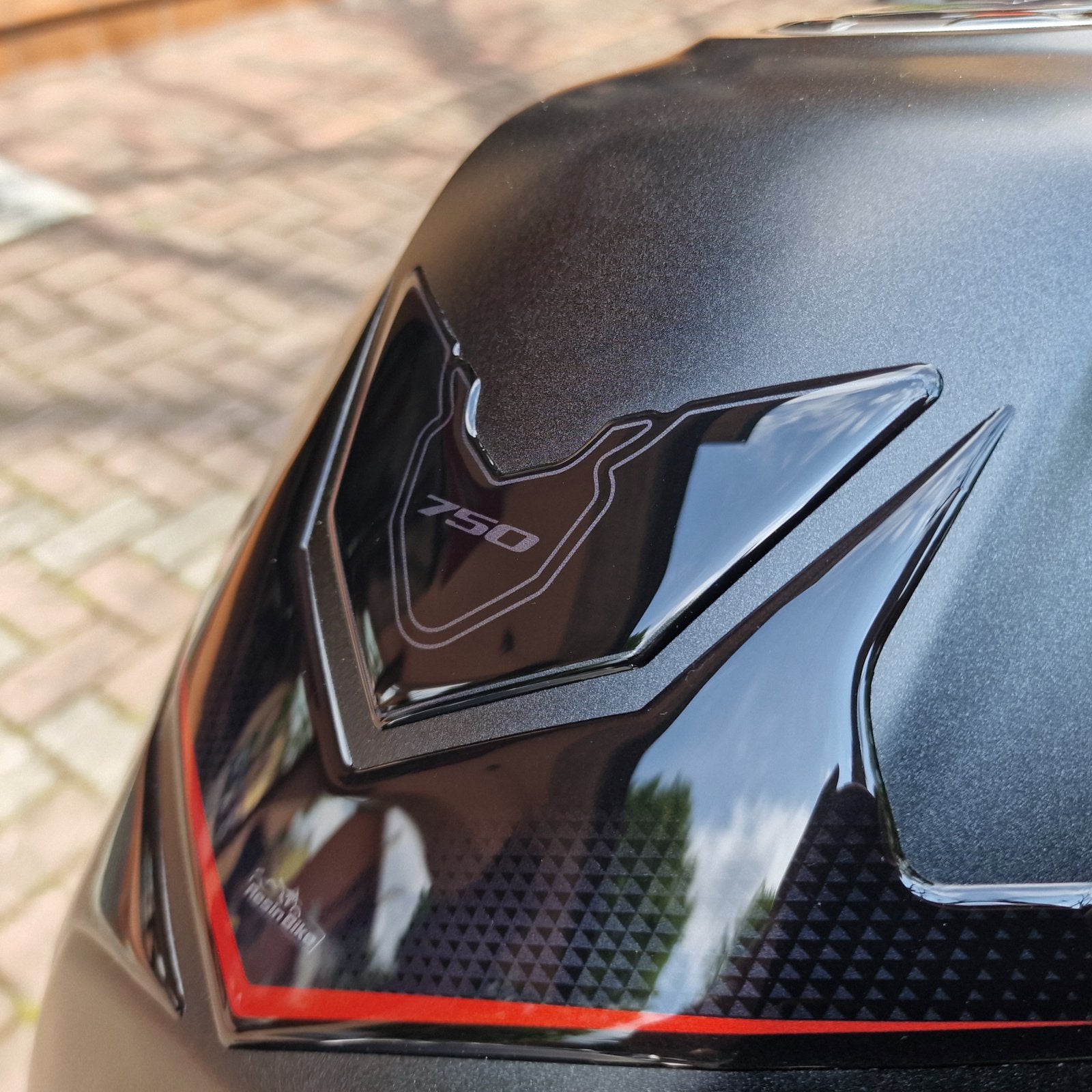 Resin Bike 3D Motorcycle Stickers - Tank Pad | Honda XL 750 Transalp 2023>2025 RB-1000671500006 -   Pyramid Motorcycle Accessories