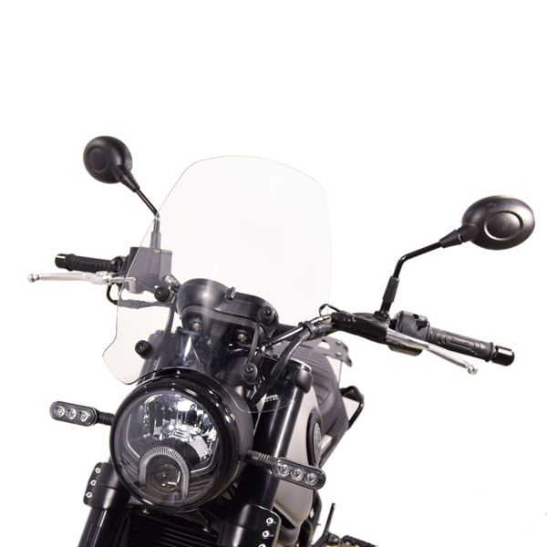 Isotta Medium Screen | Clear | Benelli Leoncino 500 2017-2024 -   Pyramid Motorcycle Accessories