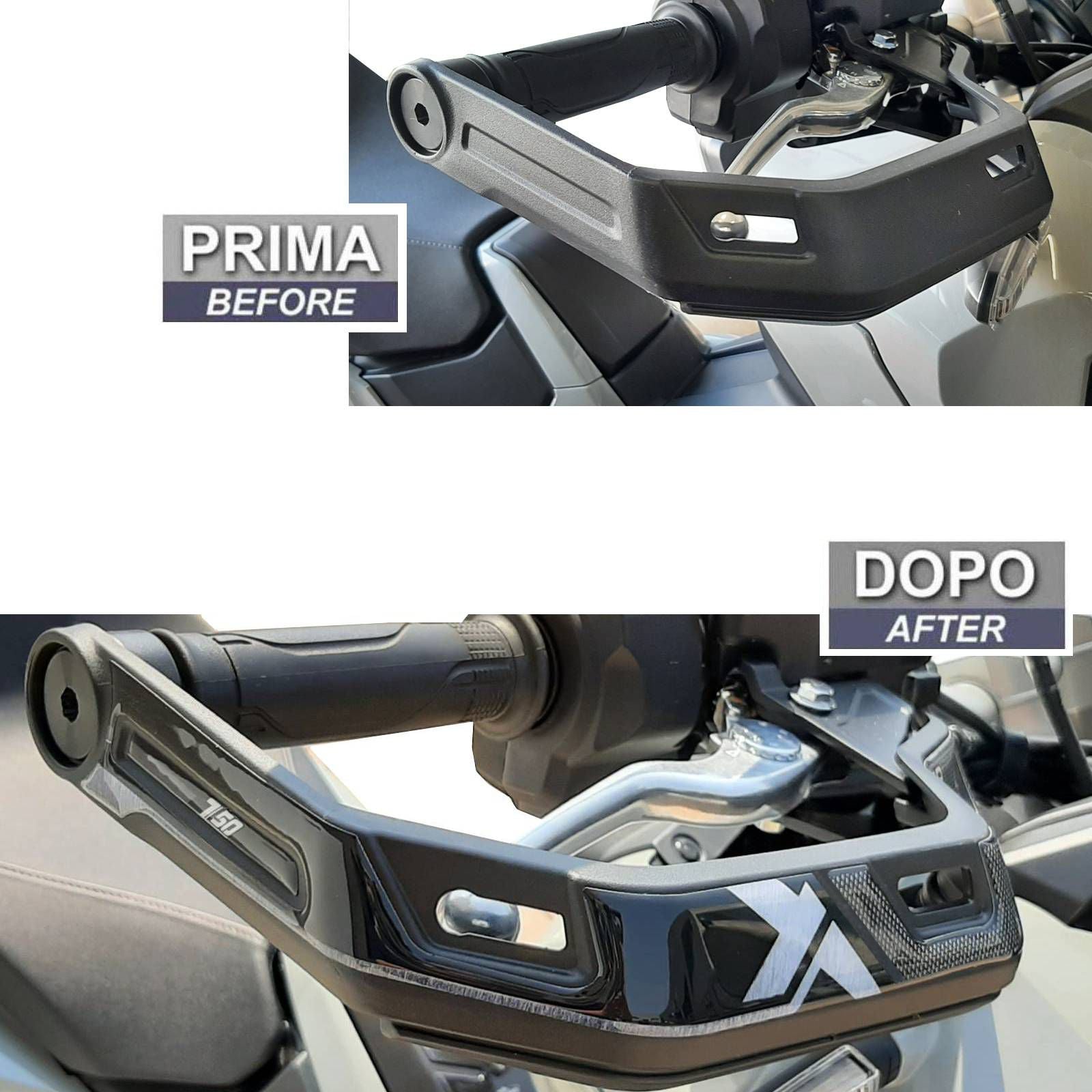 Resin Bike 3D Motorcycle Stickers - Handguards | Honda X-Adv 2021>2024 -   Pyramid Motorcycle Accessories