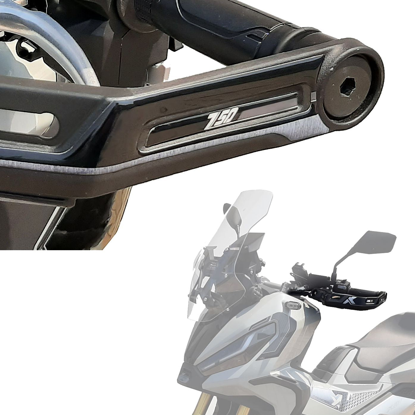 Resin Bike 3D Motorcycle Stickers - Handguards | Honda X-Adv 2021>2024 -   Pyramid Motorcycle Accessories