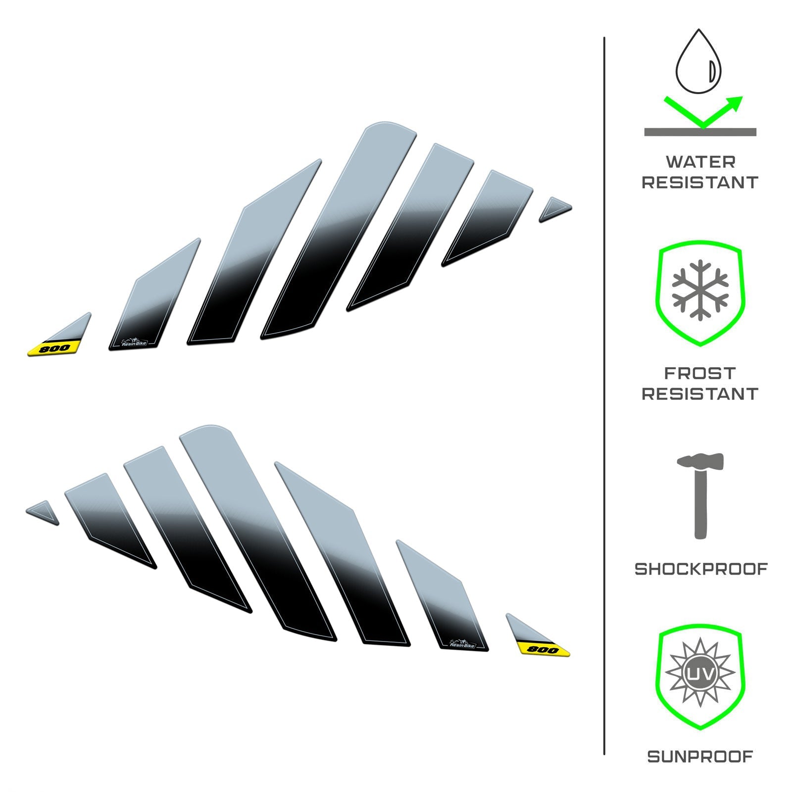 Resin Bike 3D Motorcycle Stickers - Tank Sides | Suzuki V-Strom 800DE 2023>2025 RB-1000671800007 -   Pyramid Motorcycle Accessories