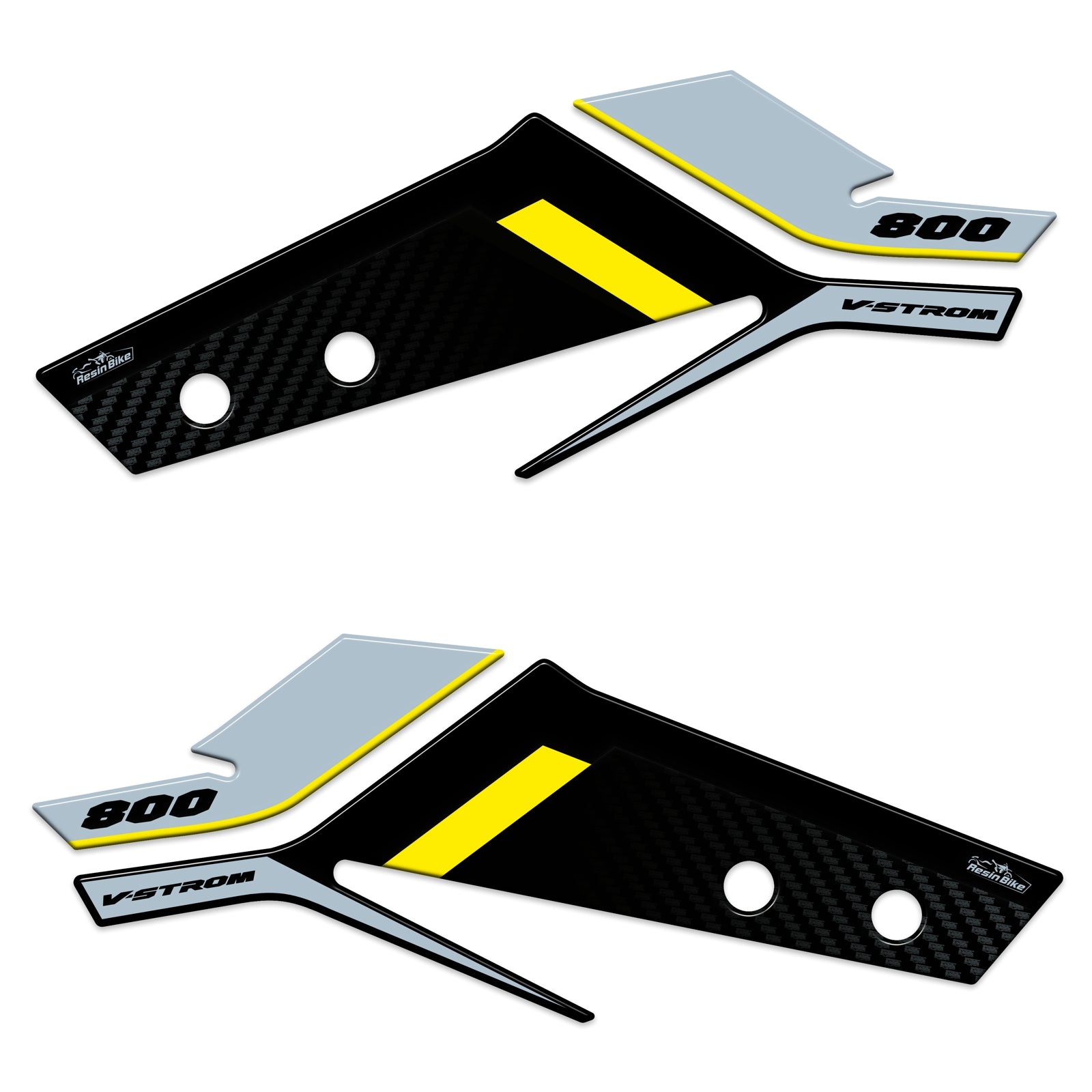 Resin Bike 3D Motorcycle Stickers - Handguards | Suzuki V-Strom 800DE 2023>2025 -   Pyramid Motorcycle Accessories
