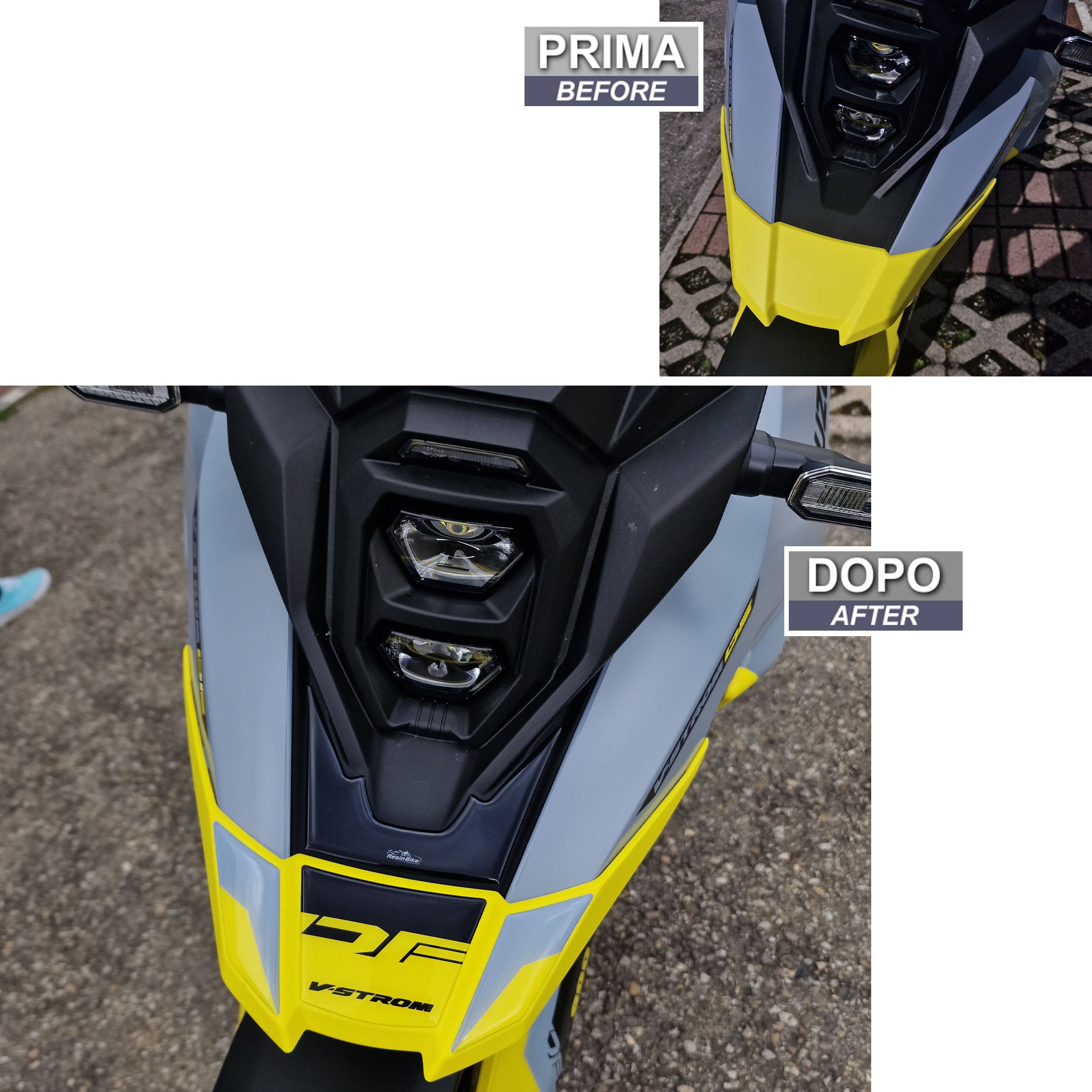 Resin Bike 3D Motorcycle Stickers - Beak | Suzuki V-Strom 800DE 2023>2025 RB-1000672400008 -   Pyramid Motorcycle Accessories