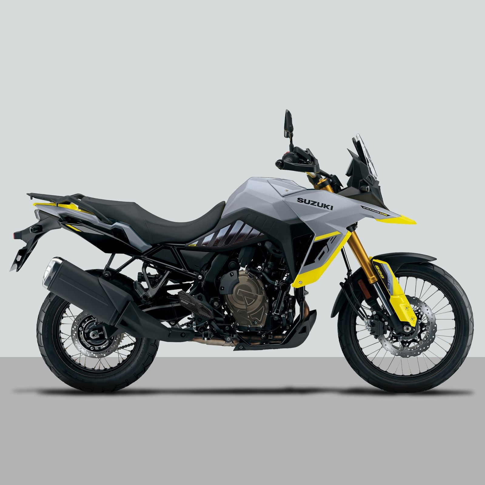Resin Bike 3D Motorcycle Stickers - Basic Tank Kit | Suzuki V-Strom 800DE 2023>Current -   Pyramid Motorcycle Accessories