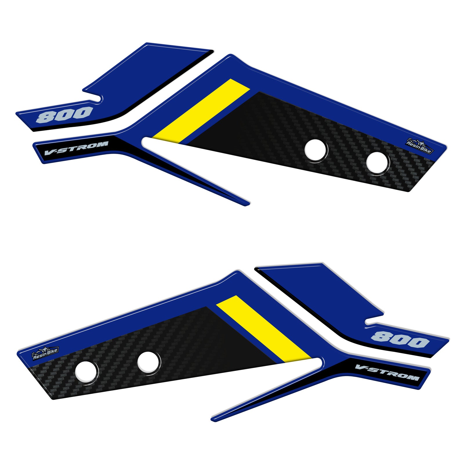 Resin Bike 3D Motorcycle Stickers - Handguards | Suzuki V-Strom 800DE 2023>2026 RB-1000674300009 -   Pyramid Motorcycle Accessories