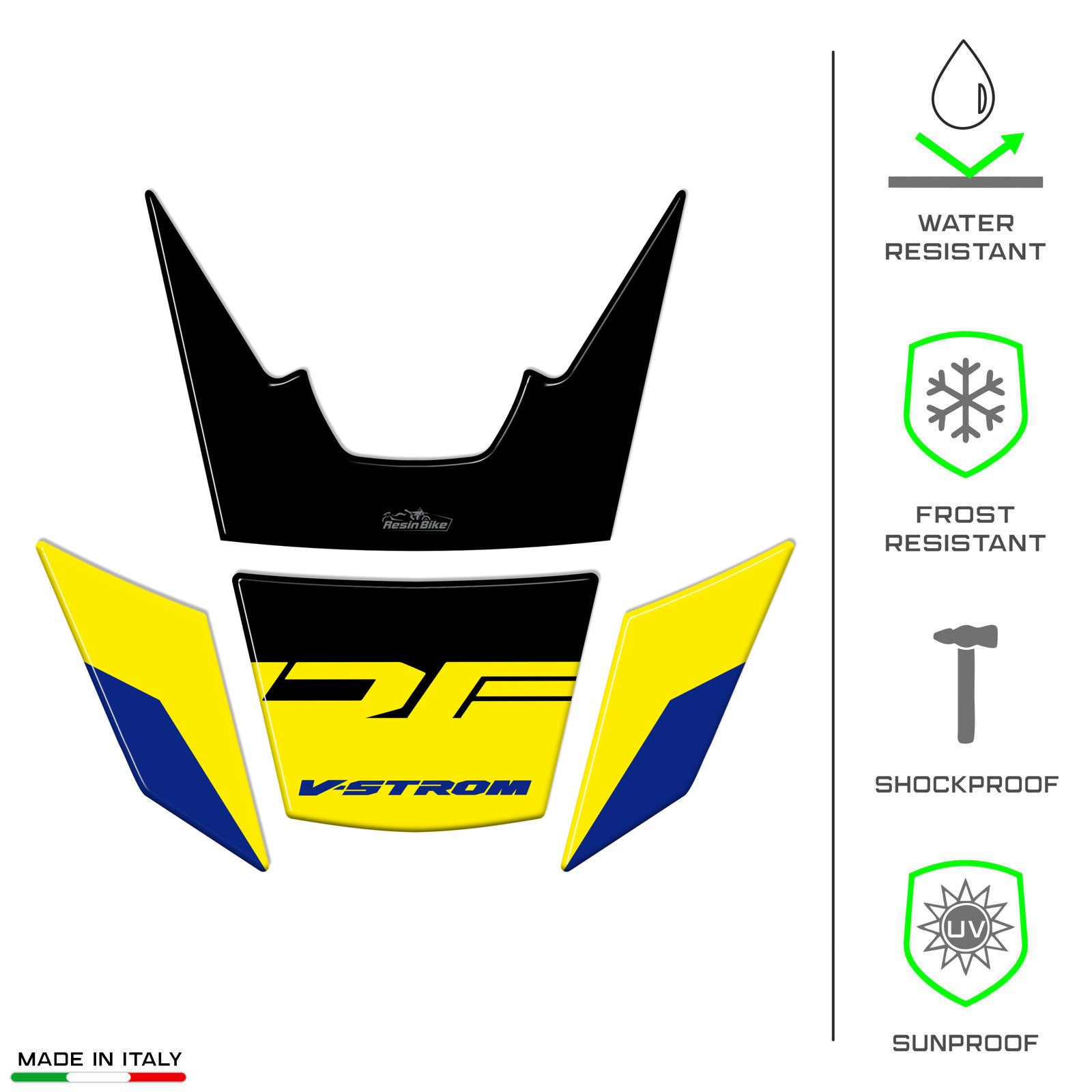 Resin Bike 3D Motorcycle Stickers - Beak | Suzuki V-Strom 800DE 2023>2025 -   Pyramid Motorcycle Accessories