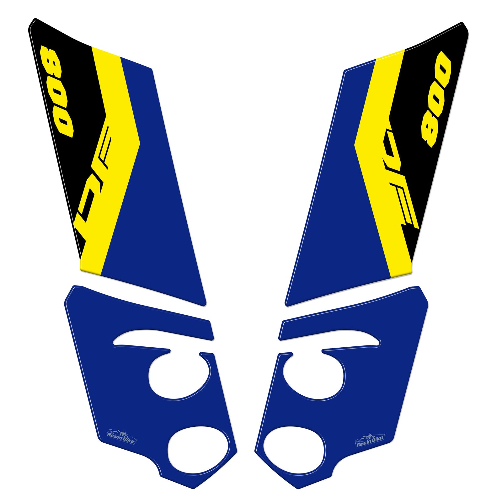 Resin Bike 3D Motorcycle Stickers - Side Panels | Suzuki V-Strom 800DE 2023>2026 -   Pyramid Motorcycle Accessories