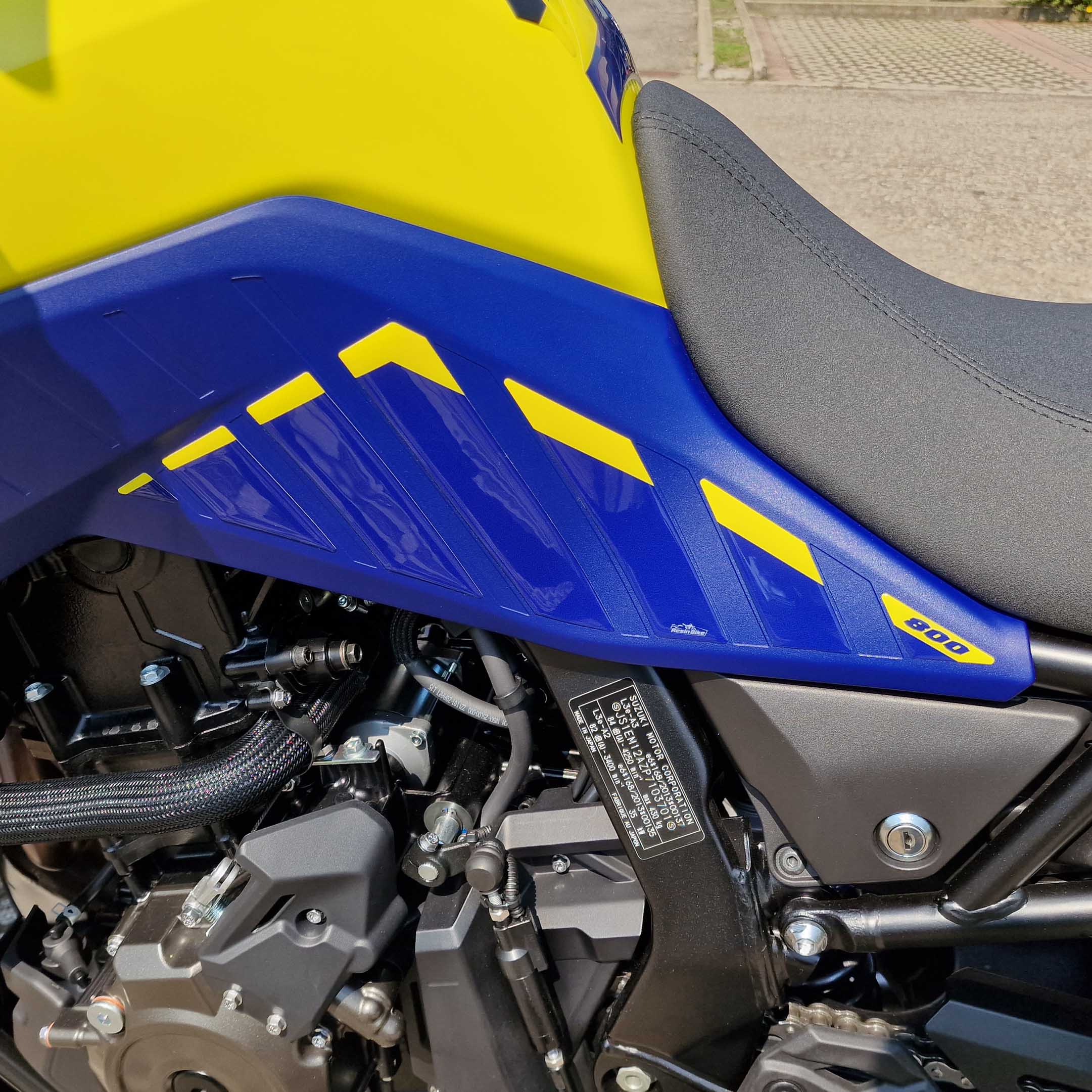 Resin Bike 3D Motorcycle Stickers - Full Kit | Suzuki V-Strom 800DE 2023>2026 -   Pyramid Motorcycle Accessories
