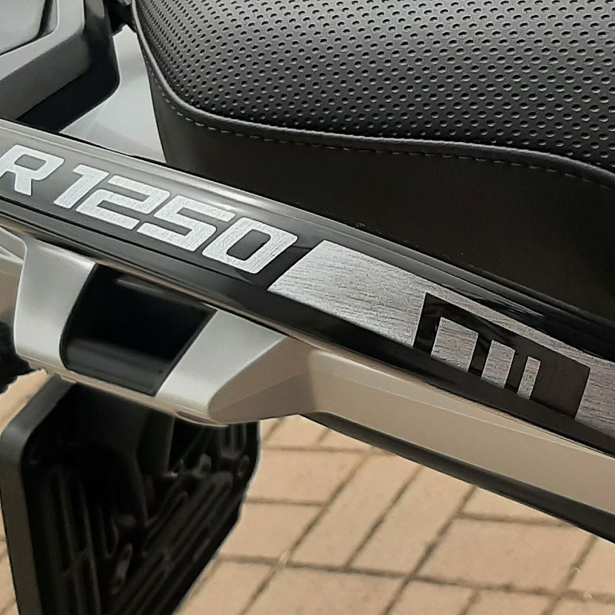 Resin Bike 3D Motorcycle Stickers - Passenger Handles | BMW R 1250 GS 2021>2024 -   Pyramid Motorcycle Accessories