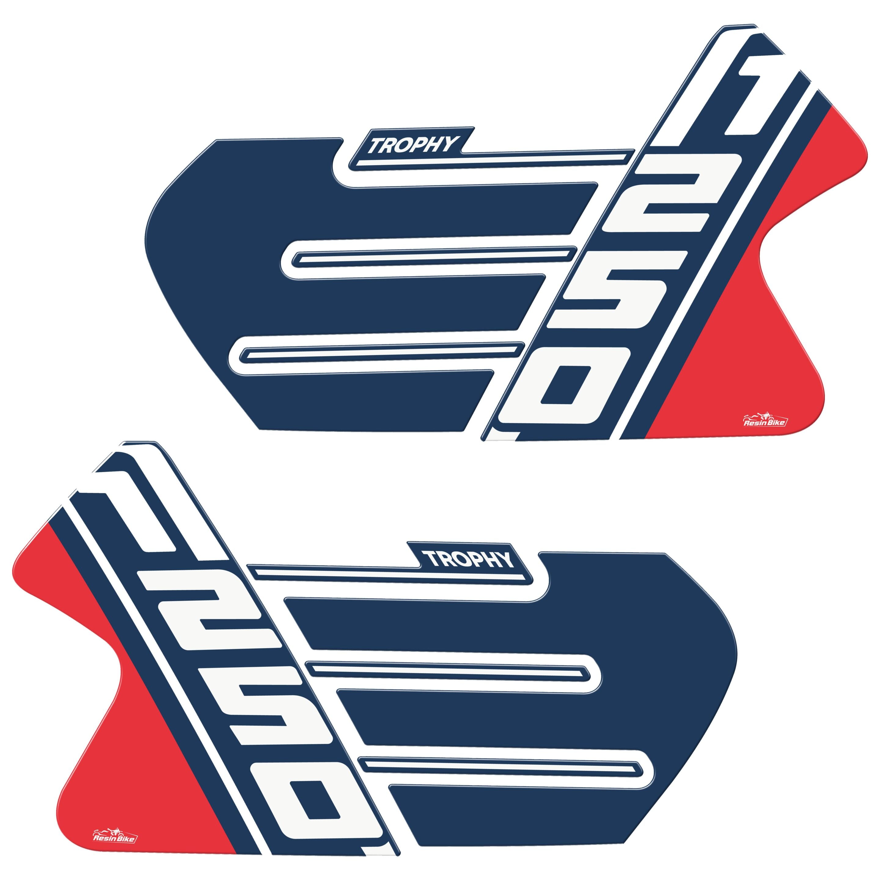 Resin Bike 3D Motorcycle Stickers - Tank Sides | BMW R 1250 GS Adventure 2021>2024 -   Pyramid Motorcycle Accessories