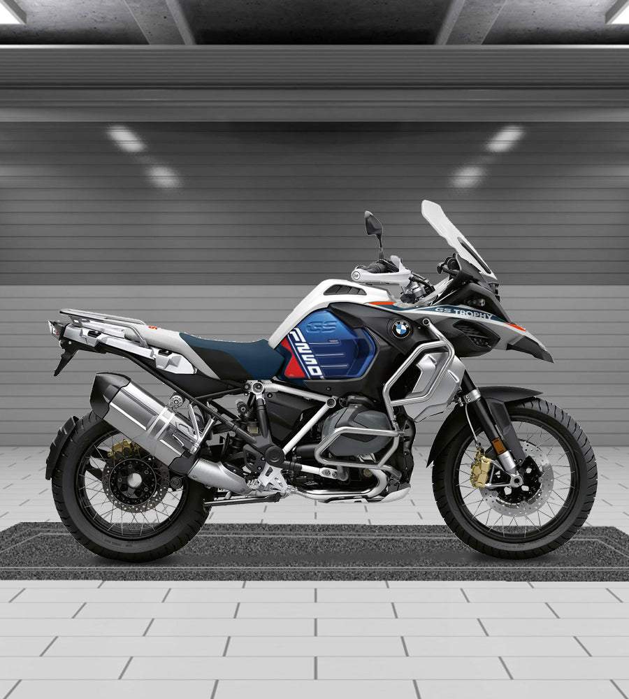 Resin Bike 3D Motorcycle Stickers - Basic Kit | BMW R 1250 GS Adventure Trophy 2021>2024 -   Pyramid Motorcycle Accessories