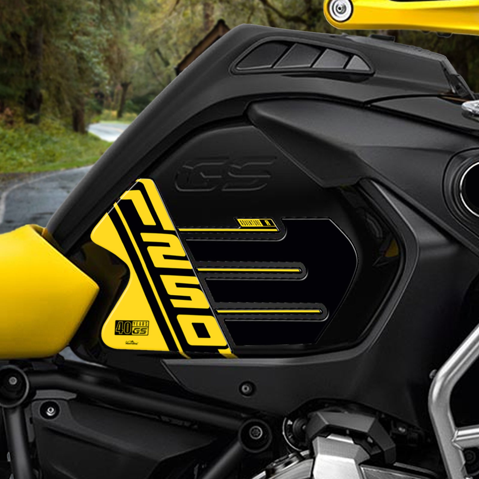 Resin Bike 3D Motorcycle Stickers - Tank Kit | BMW R 1250 GS Adventure 2020>2021 RB-1000677000005 -   Pyramid Motorcycle Accessories