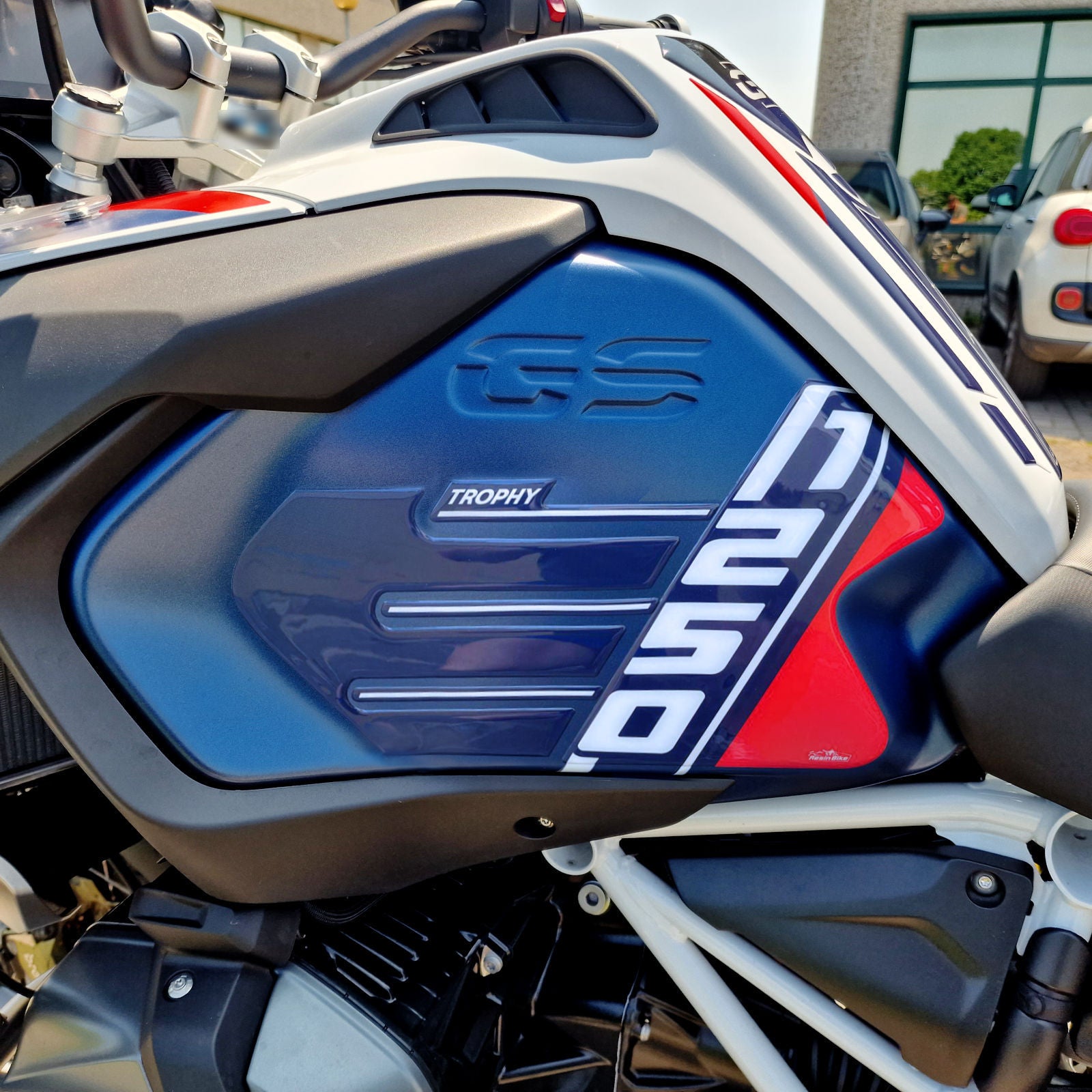 Resin Bike 3D Motorcycle Stickers - Tank Sides | BMW R 1250 GS Adventure 2021>2024 -   Pyramid Motorcycle Accessories