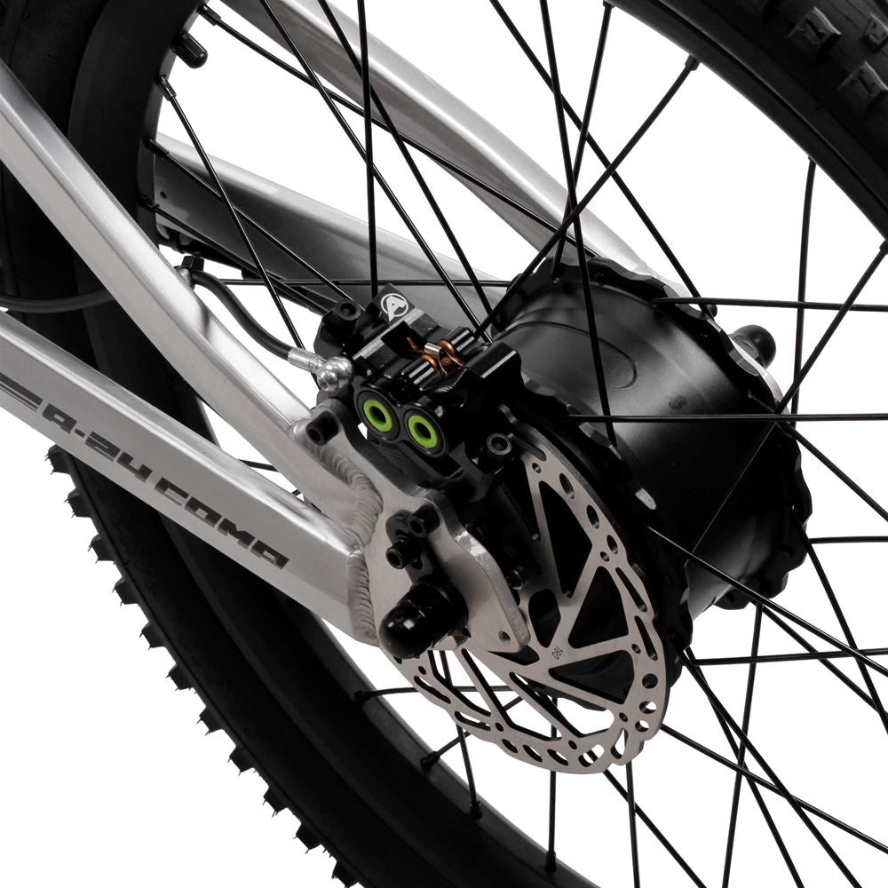 Amped A24 Comp Kids Electric Bike - Silver -   Pyramid Motorcycle Accessories