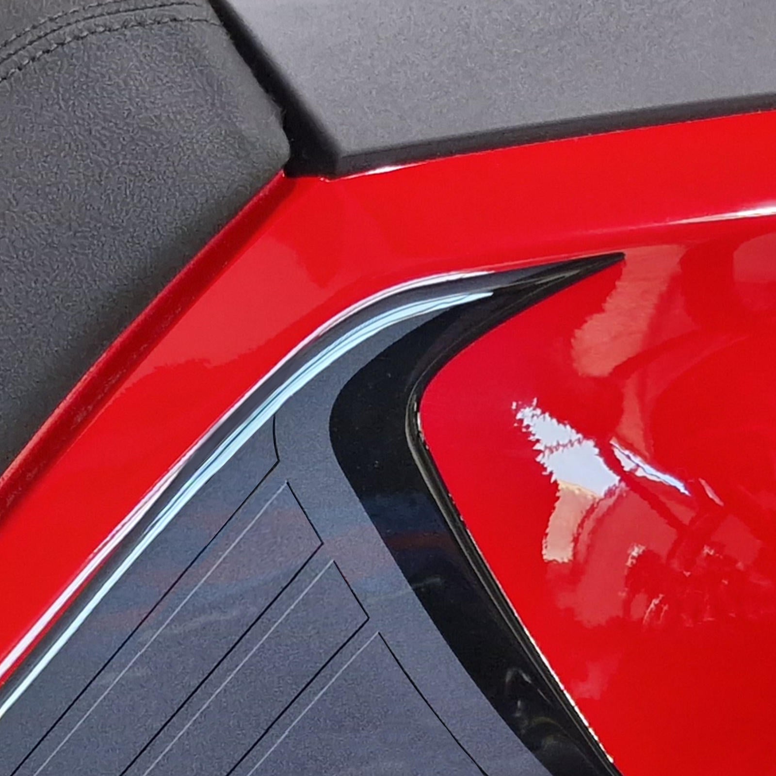 Resin Bike 3D Motorcycle Stickers - Tank Sides | Moto Guzzi V100 Mandello / Mandello S 2022>2026 -   Pyramid Motorcycle Accessories