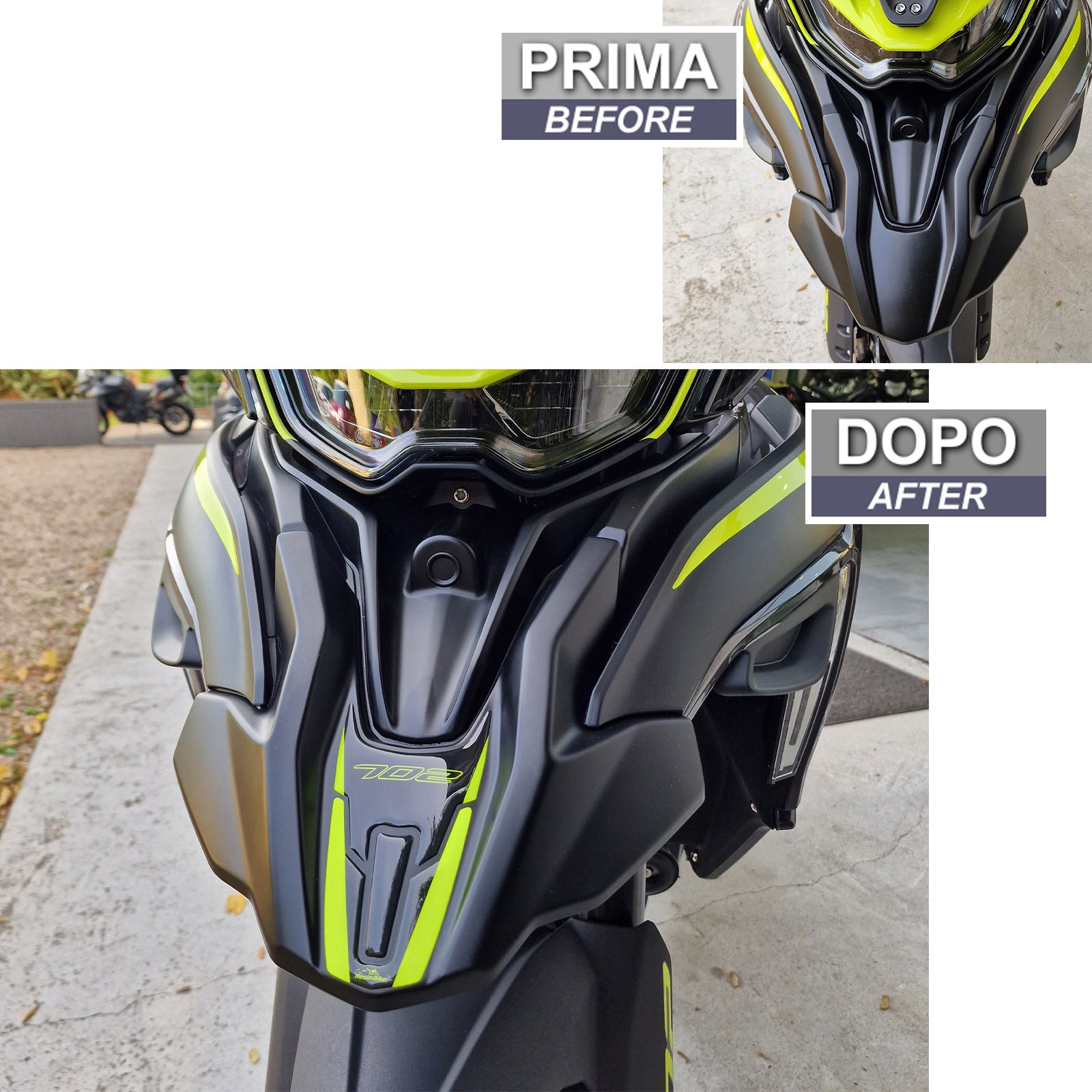 Resin Bike 3D Motorcycle Stickers - Beak | Benelli TRK 702 / 702 X 2023>2026 RB-1000679600005 -   Pyramid Motorcycle Accessories