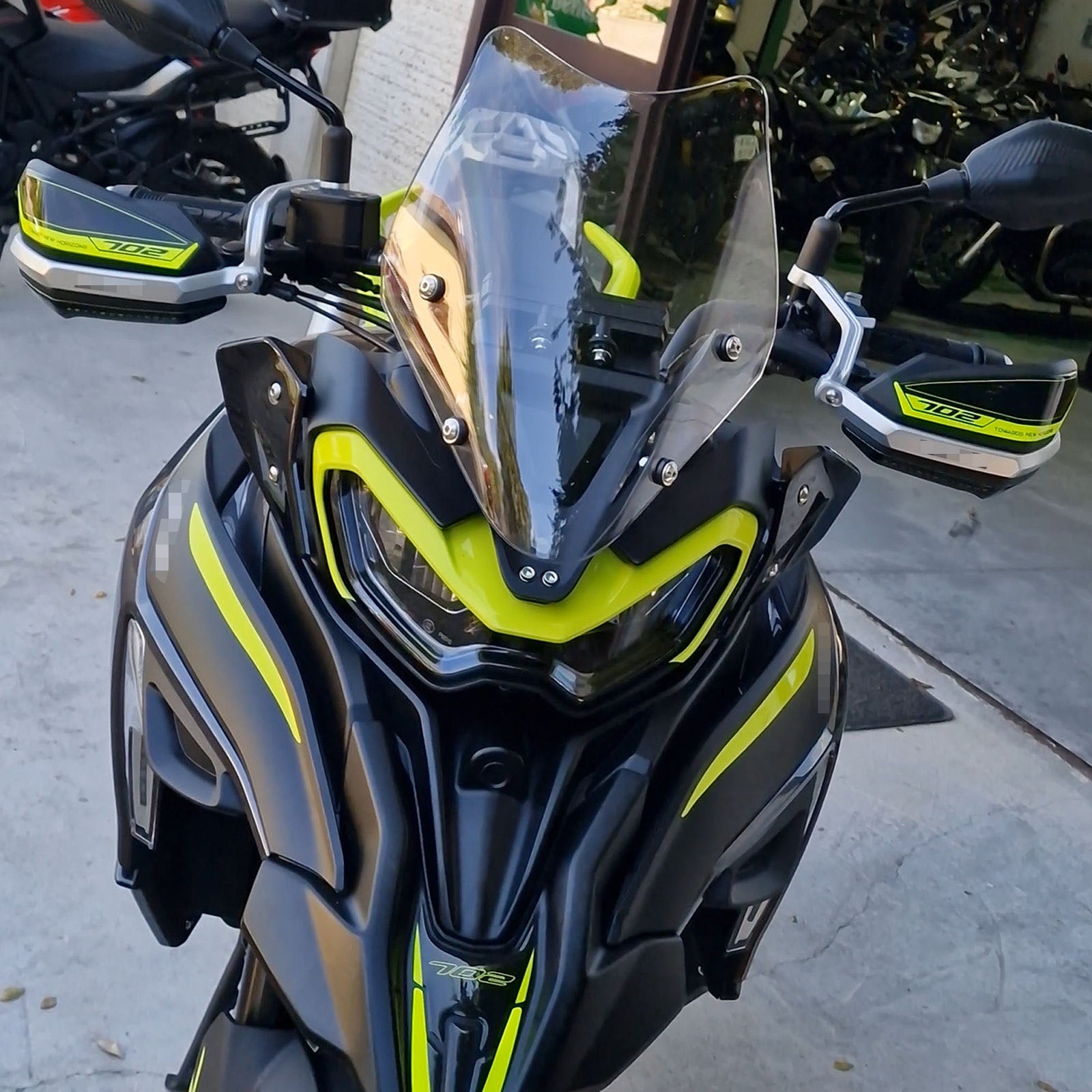 Resin Bike 3D Motorcycle Stickers - Handguards | Benelli TRK 702/702X 2023>2025 -   Pyramid Motorcycle Accessories