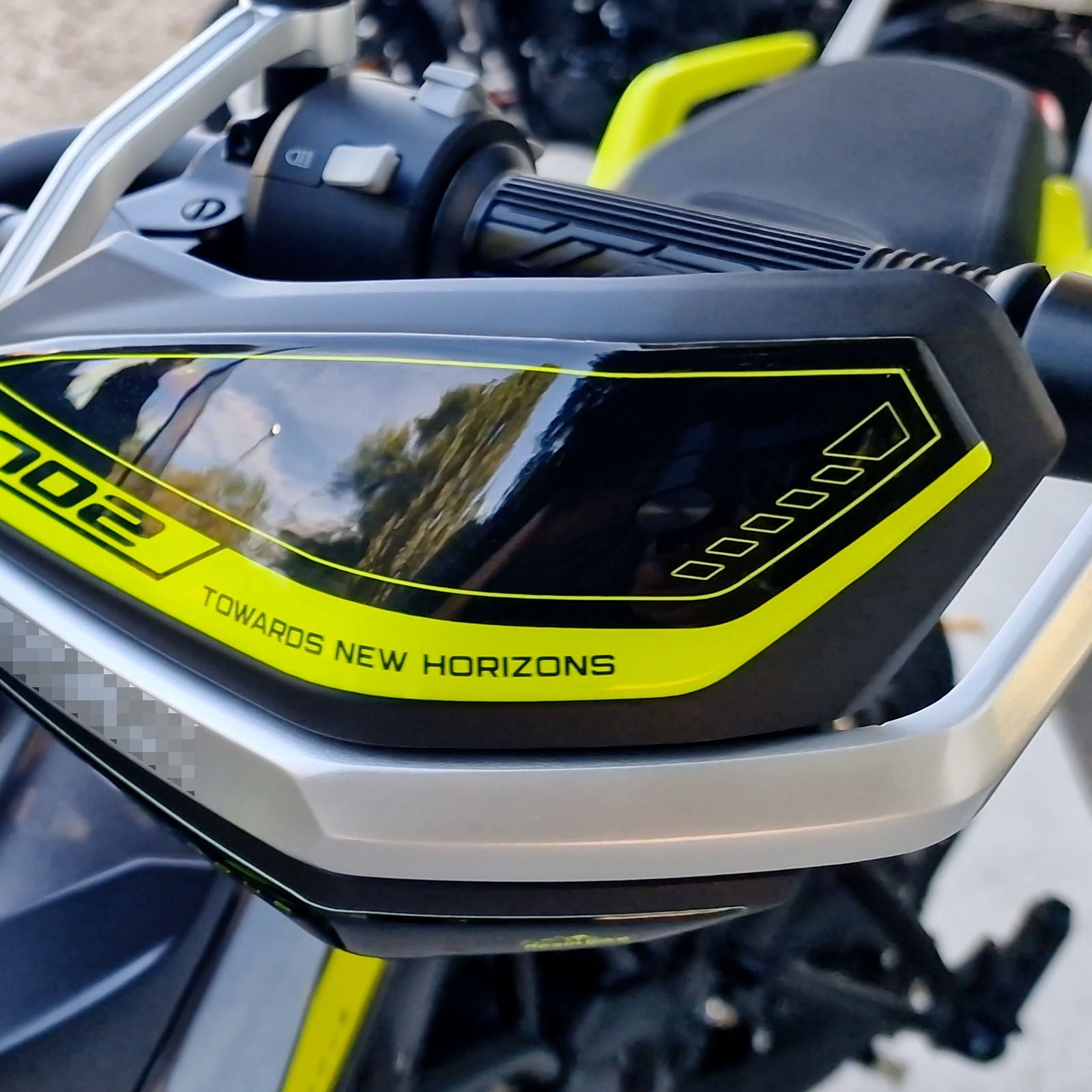 Resin Bike 3D Motorcycle Stickers - Handguards | Benelli TRK 702/702X 2023>2025 -   Pyramid Motorcycle Accessories