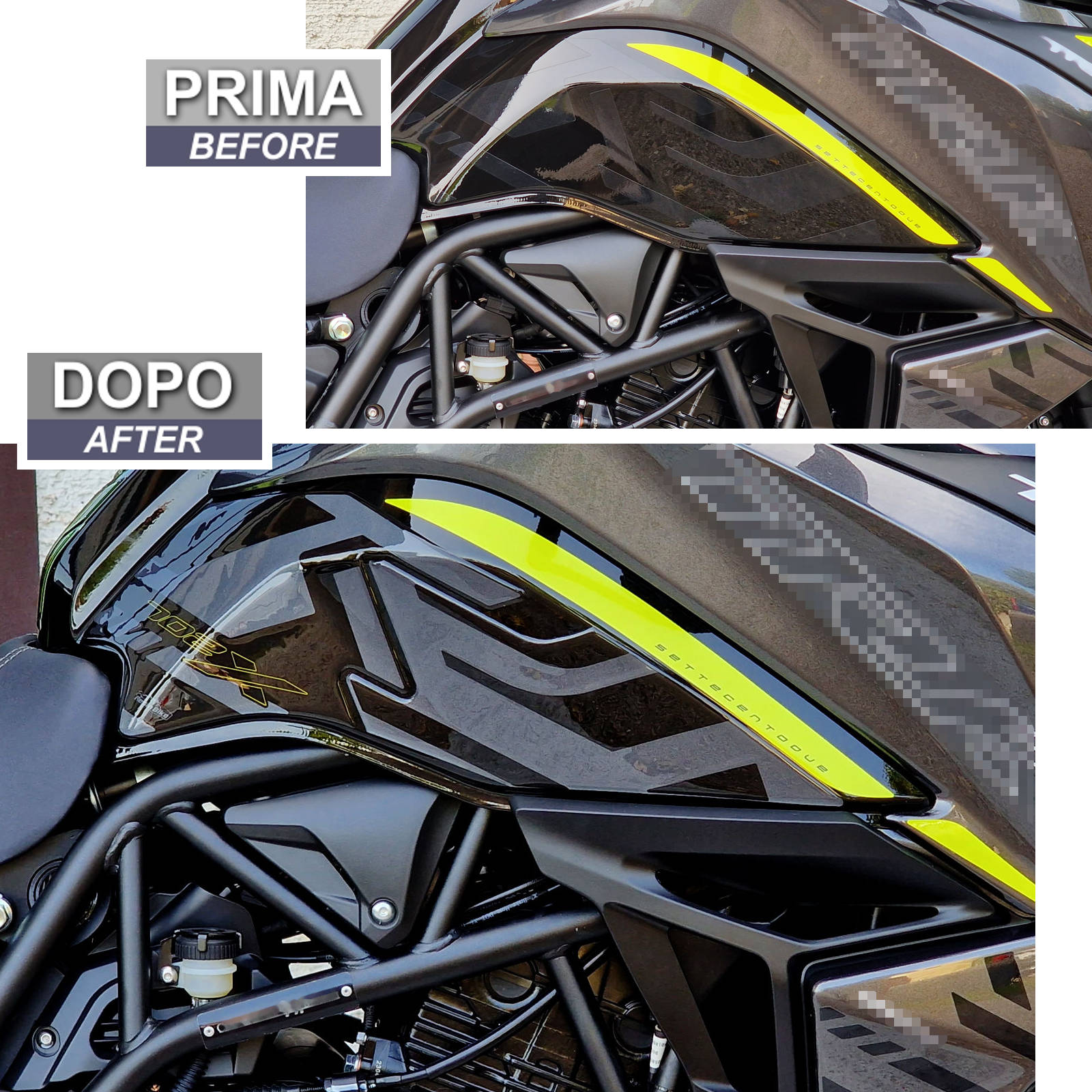 Resin Bike 3D Motorcycle Stickers - Tank Sides | Benelli TRK 702 X 2023>2026 RB-1000679900006 -   Pyramid Motorcycle Accessories