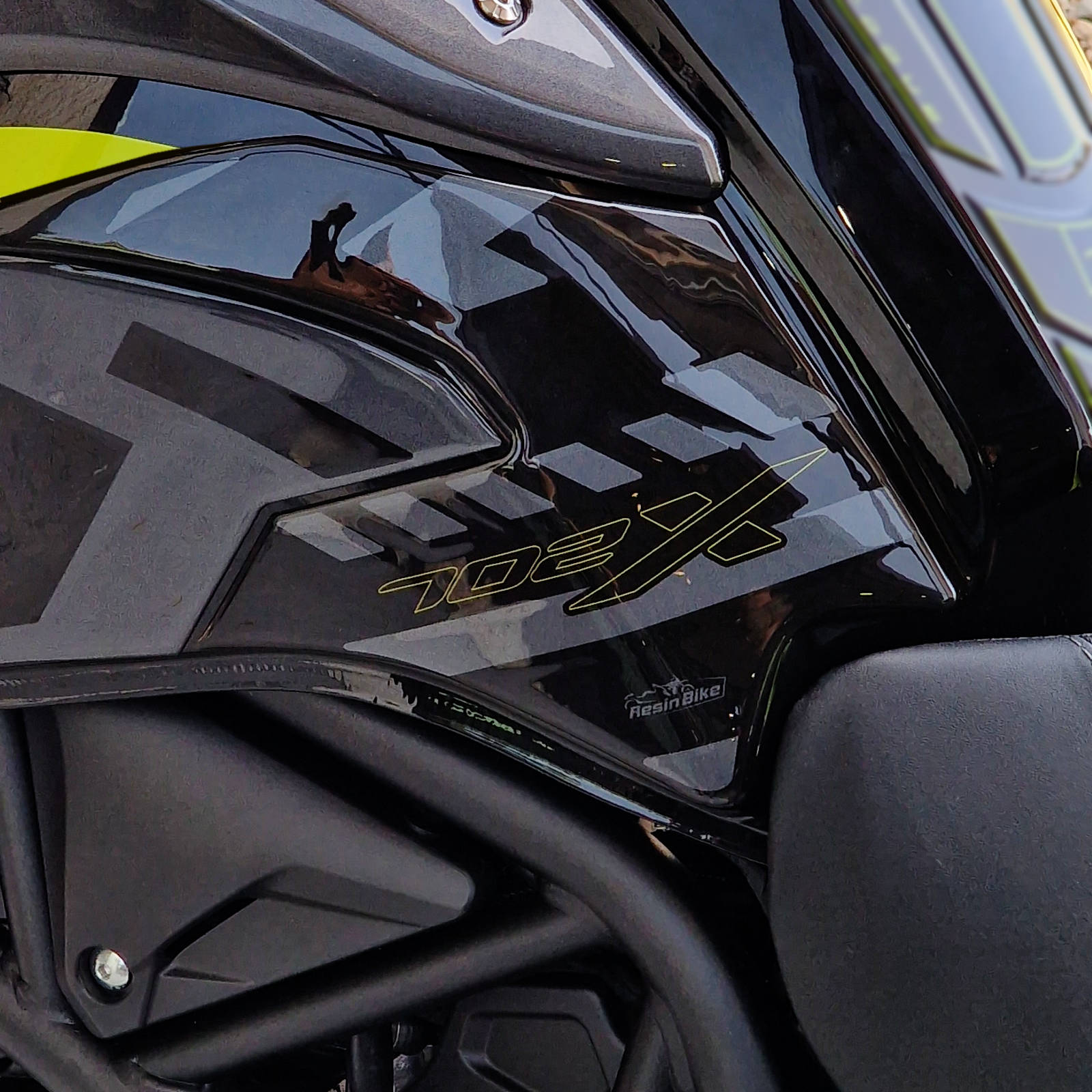Resin Bike 3D Motorcycle Stickers - Tank Sides | Benelli TRK 702 X 2023>2026 RB-1000679900006 -   Pyramid Motorcycle Accessories