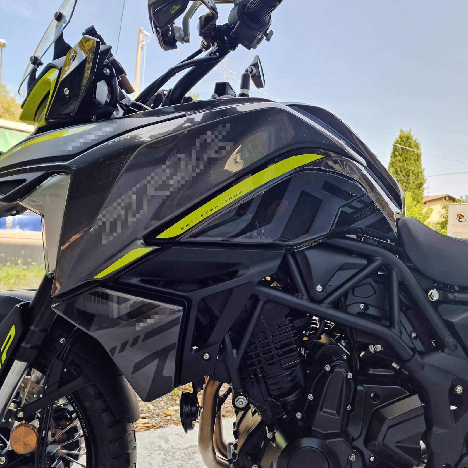 Resin Bike 3D Motorcycle Stickers - Tank Sides | Benelli TRK 702 X 2023>2026 RB-1000679900006 -   Pyramid Motorcycle Accessories