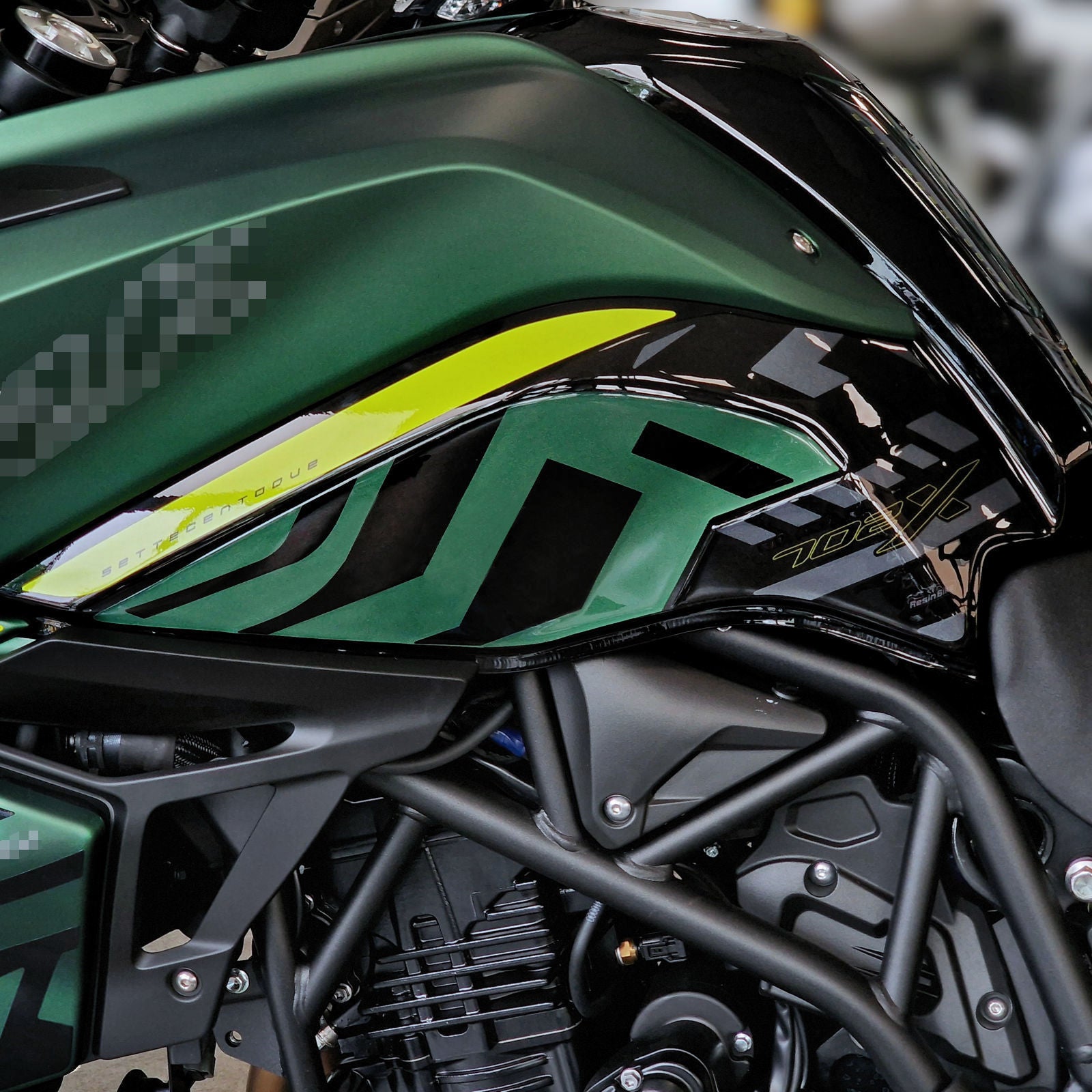 Resin Bike 3D Motorcycle Stickers - Fuel Cap | Benelli TRK 702 X 2023>2026 -   Pyramid Motorcycle Accessories