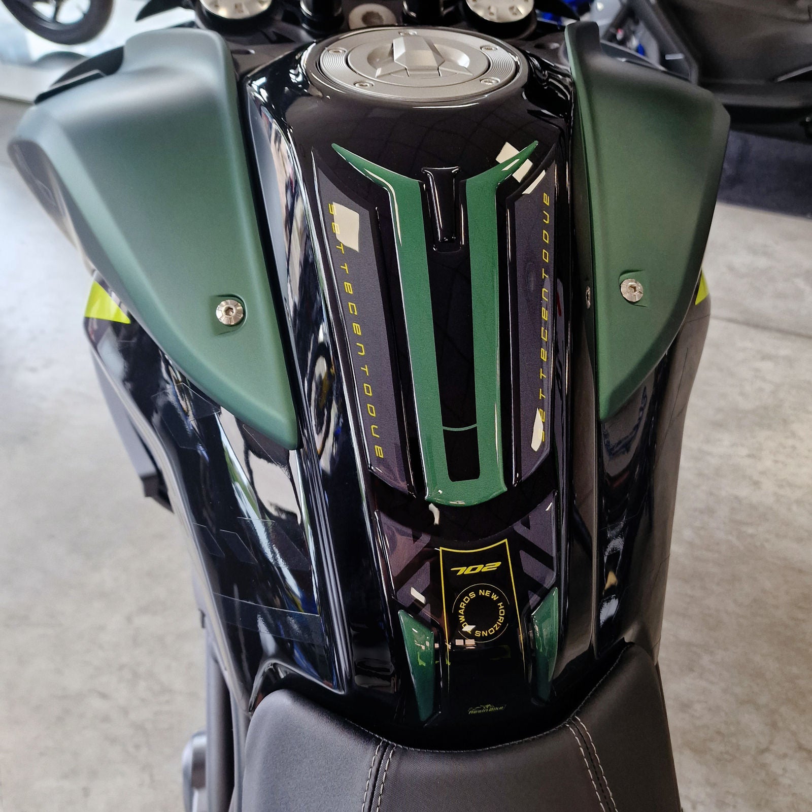 Resin Bike 3D Motorcycle Stickers - Fuel Cap | Benelli TRK 702 X 2023>2026 -   Pyramid Motorcycle Accessories