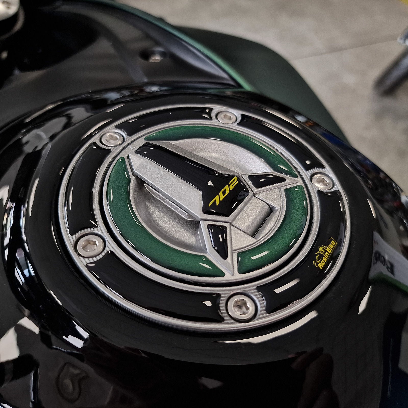 Resin Bike 3D Motorcycle Stickers - Fuel Cap | Benelli TRK 702 X 2023>2026 -   Pyramid Motorcycle Accessories