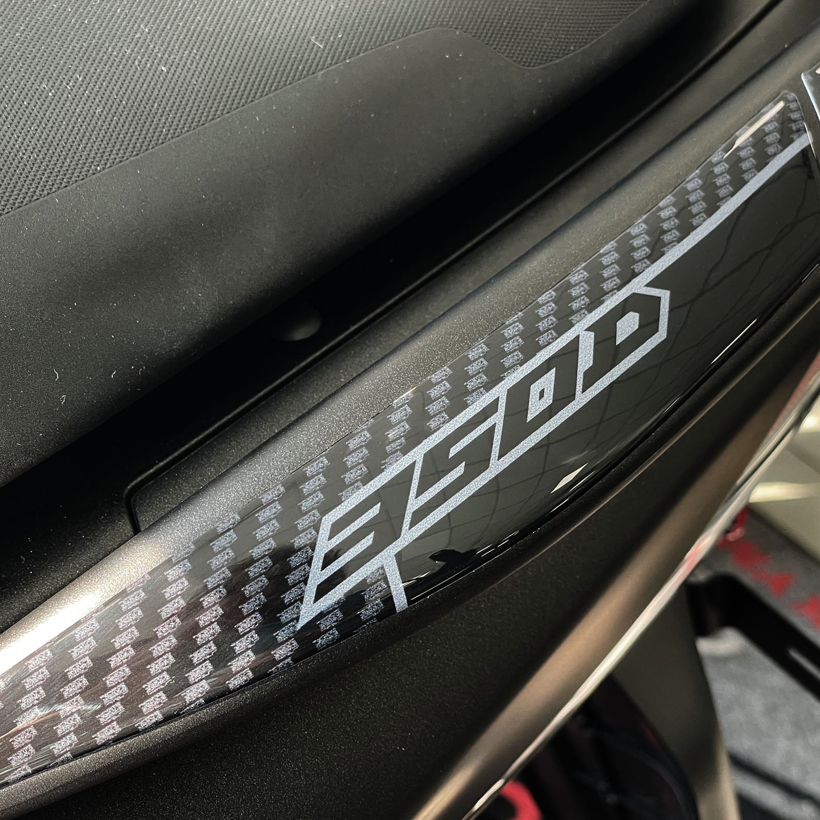Resin Bike 3D Motorcycle Stickers - Passenger Handles | Zontes ZT350D 2023>Current -   Pyramid Motorcycle Accessories
