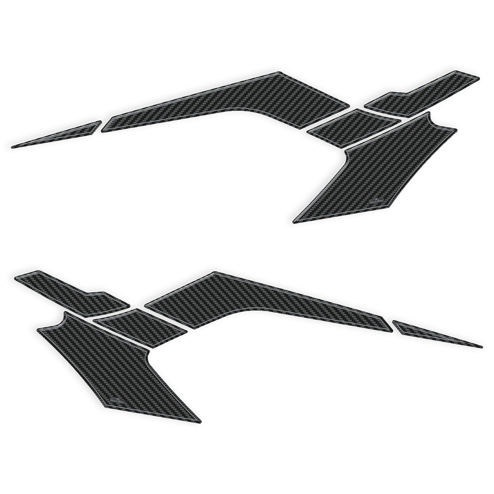 Resin Bike 3D Motorcycle Stickers - Tank Sides | Zontes ZT350D 2023>Current -   Pyramid Motorcycle Accessories