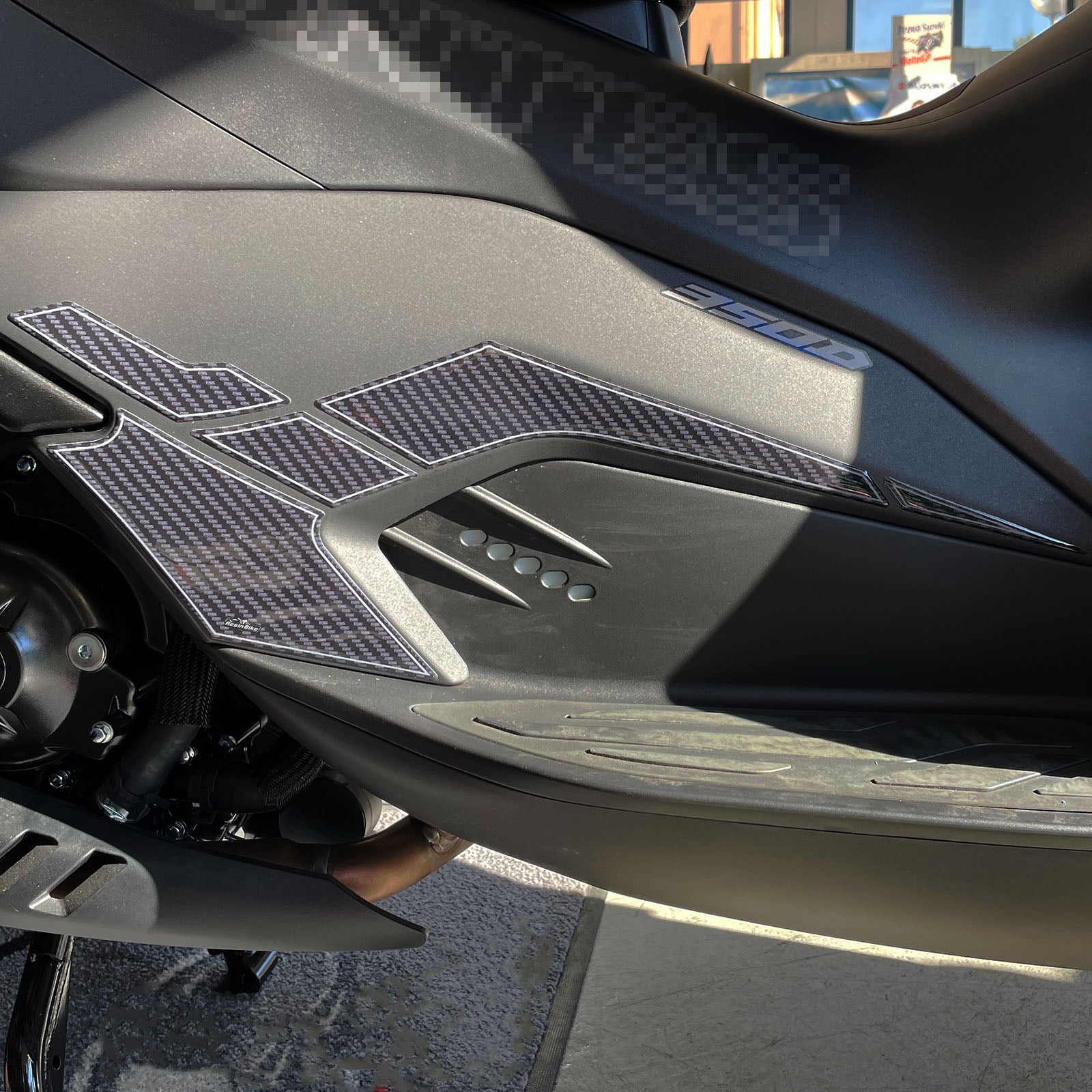 Resin Bike 3D Motorcycle Stickers - Tank Sides | Zontes ZT350D 2023>Current -   Pyramid Motorcycle Accessories