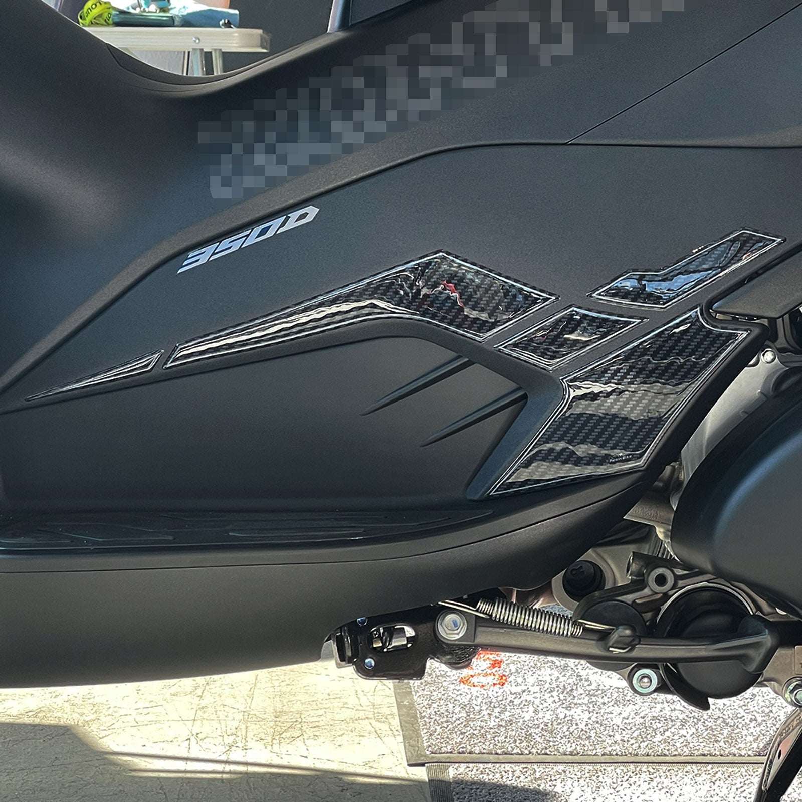 Resin Bike 3D Motorcycle Stickers - Tank Sides | Zontes ZT350D 2023>Current -   Pyramid Motorcycle Accessories
