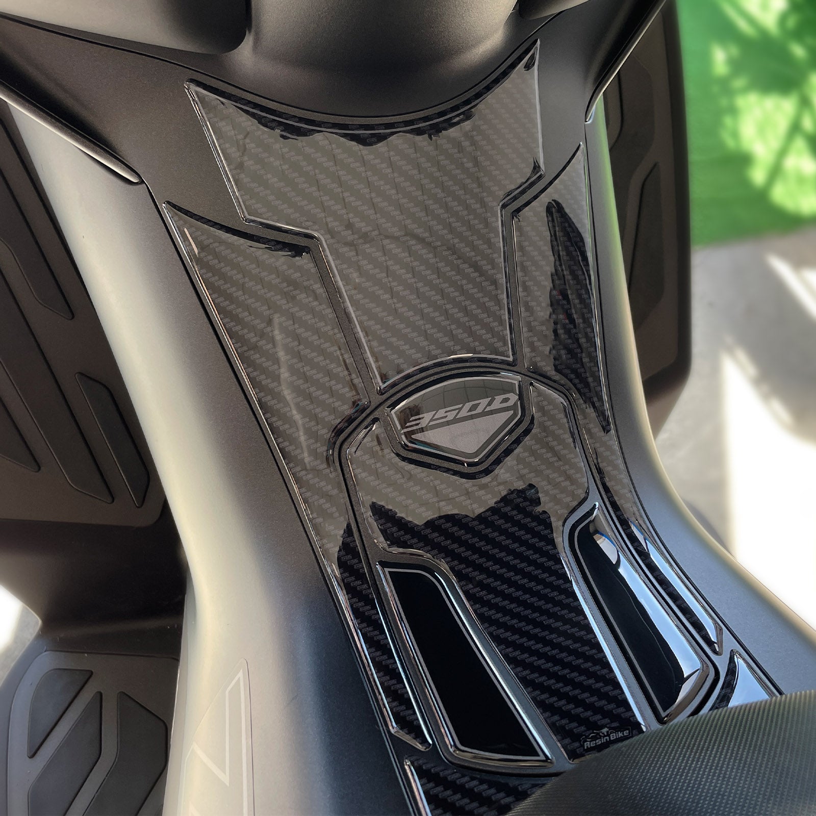 Resin Bike 3D Motorcycle Stickers - Fuel Cap | Zontes ZT350D 2023>Current -   Pyramid Motorcycle Accessories