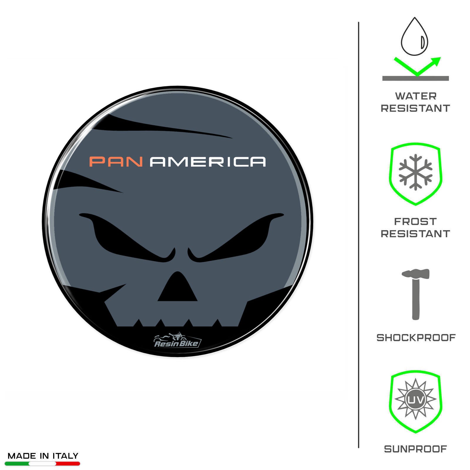 Resin Bike 3D Motorcycle Stickers - Variator Cover | Harley Davidson Pan America 1250 2020>2025 -   Pyramid Motorcycle Accessories