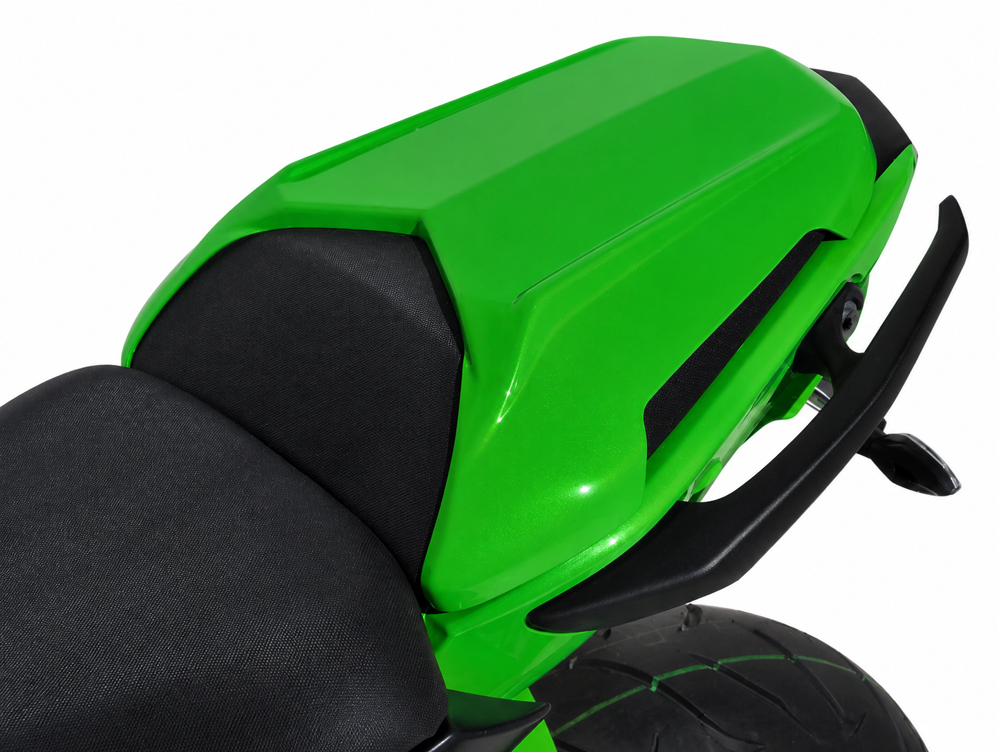 Ermax Seat Cowl | Candy Lime Green | Kawasaki ER-6F 2012>2013 -   Pyramid Motorcycle Accessories