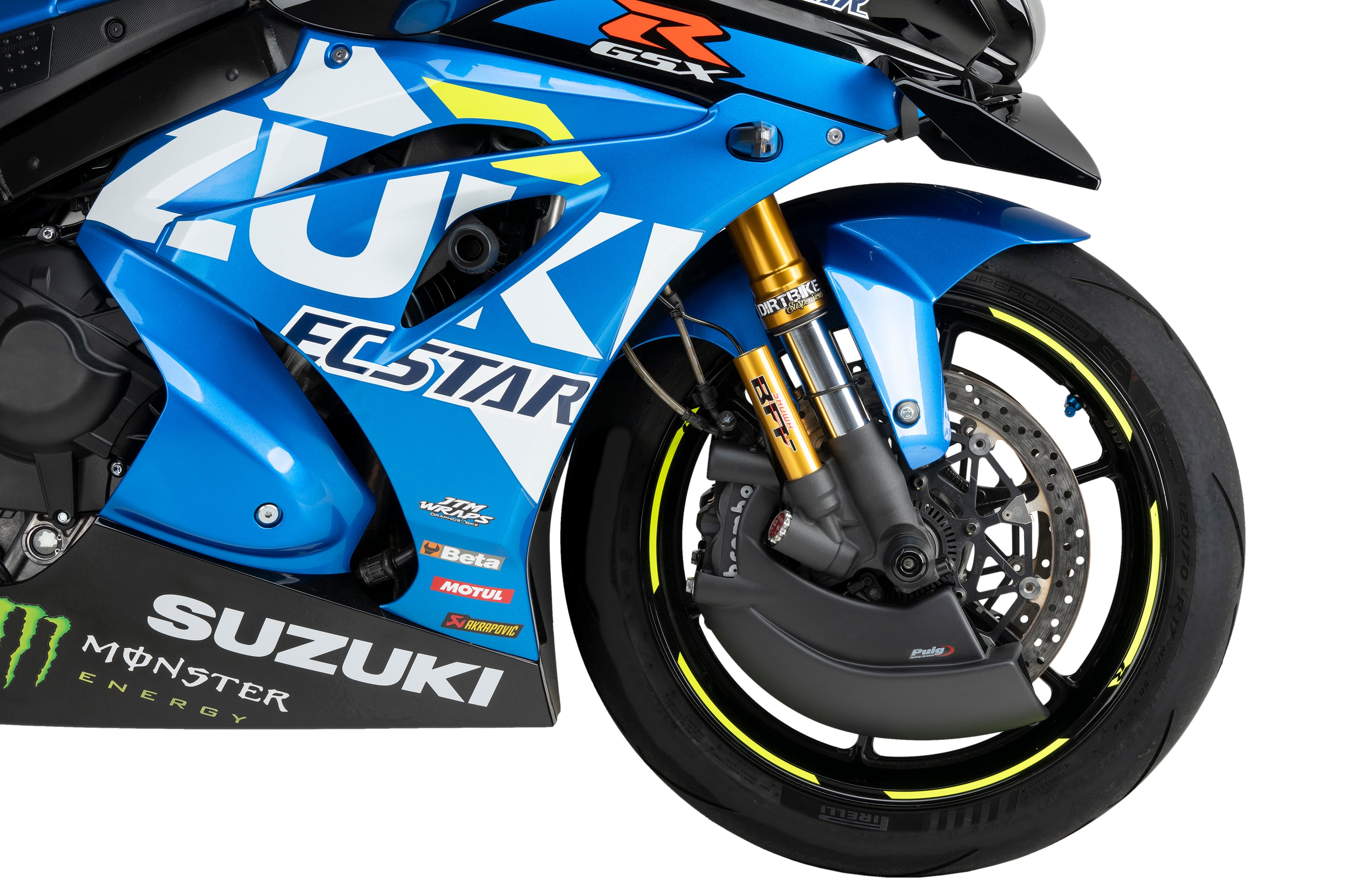 Puig Brake Ducts | Matte Black | Suzuki GSX-R1000 2009>2021 -   Pyramid Motorcycle Accessories