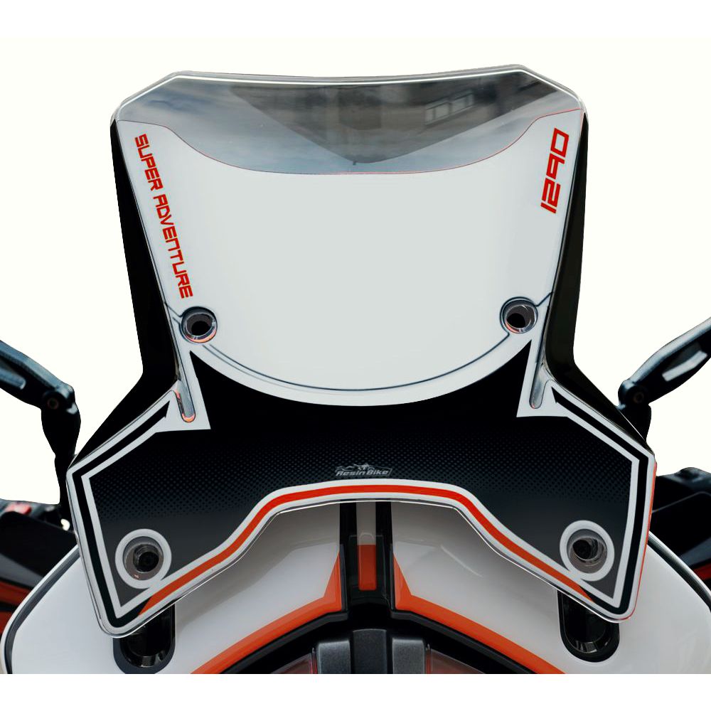 Resin Bike 3D Motorcycle Stickers - Windshield | KTM 1290 Super Adventure S 2017>2020RB-B14F3667 -   Pyramid Motorcycle Accessories