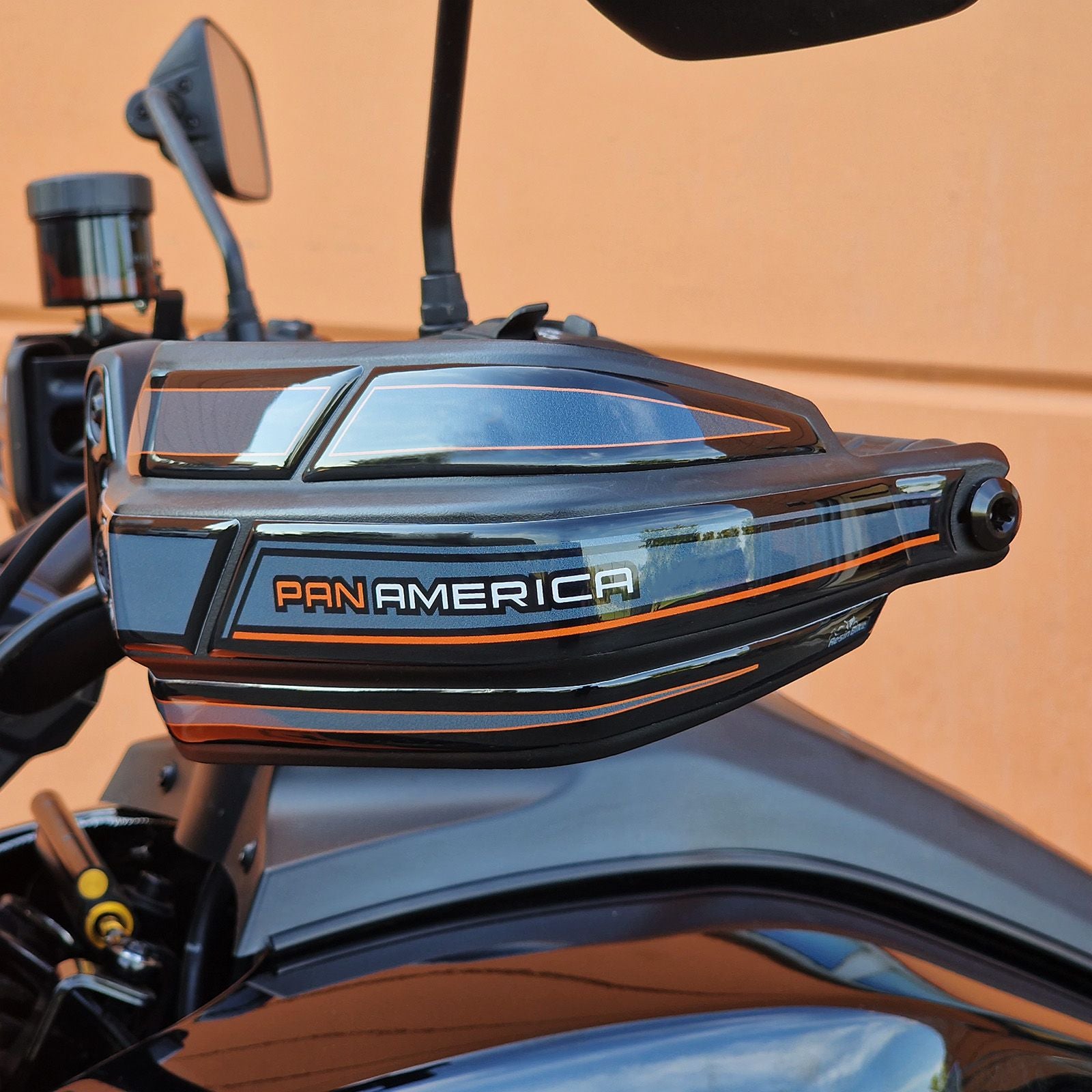 Resin Bike 3D Motorcycle Stickers - Handguards | Harley Davidson Pan America 1250 2020>2025 -   Pyramid Motorcycle Accessories