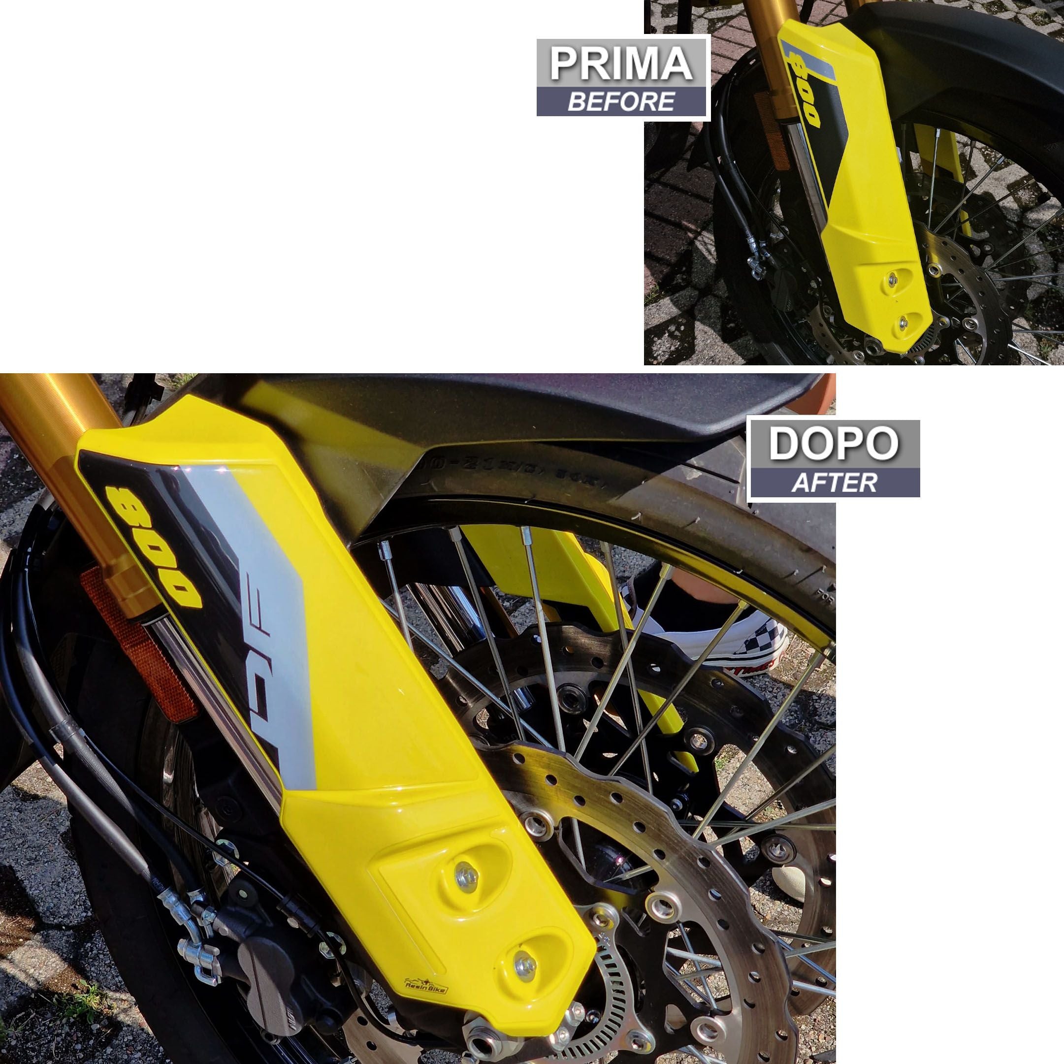 Resin Bike 3D Motorcycle Stickers - Side Panels | Suzuki V-Strom 800DE 2023>2025 -   Pyramid Motorcycle Accessories